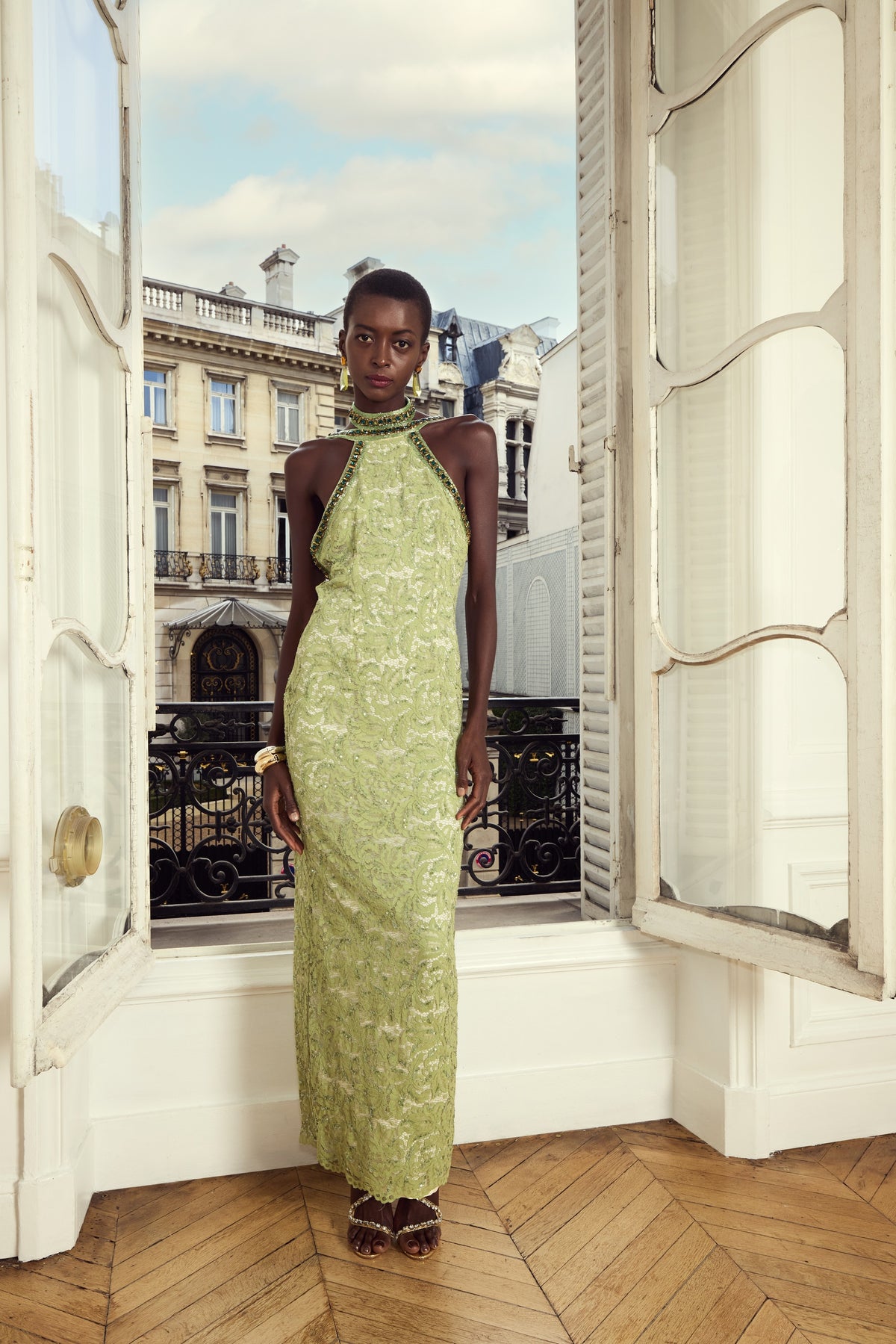 Sage Opal Lace Dress