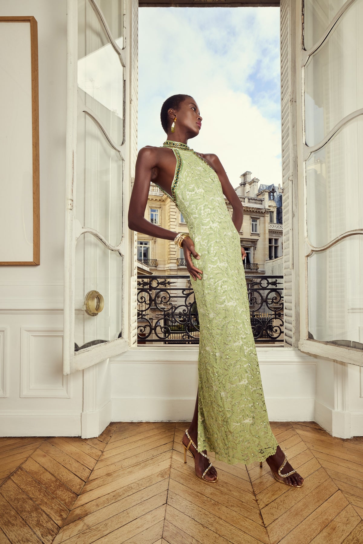 Sage Opal Lace Dress
