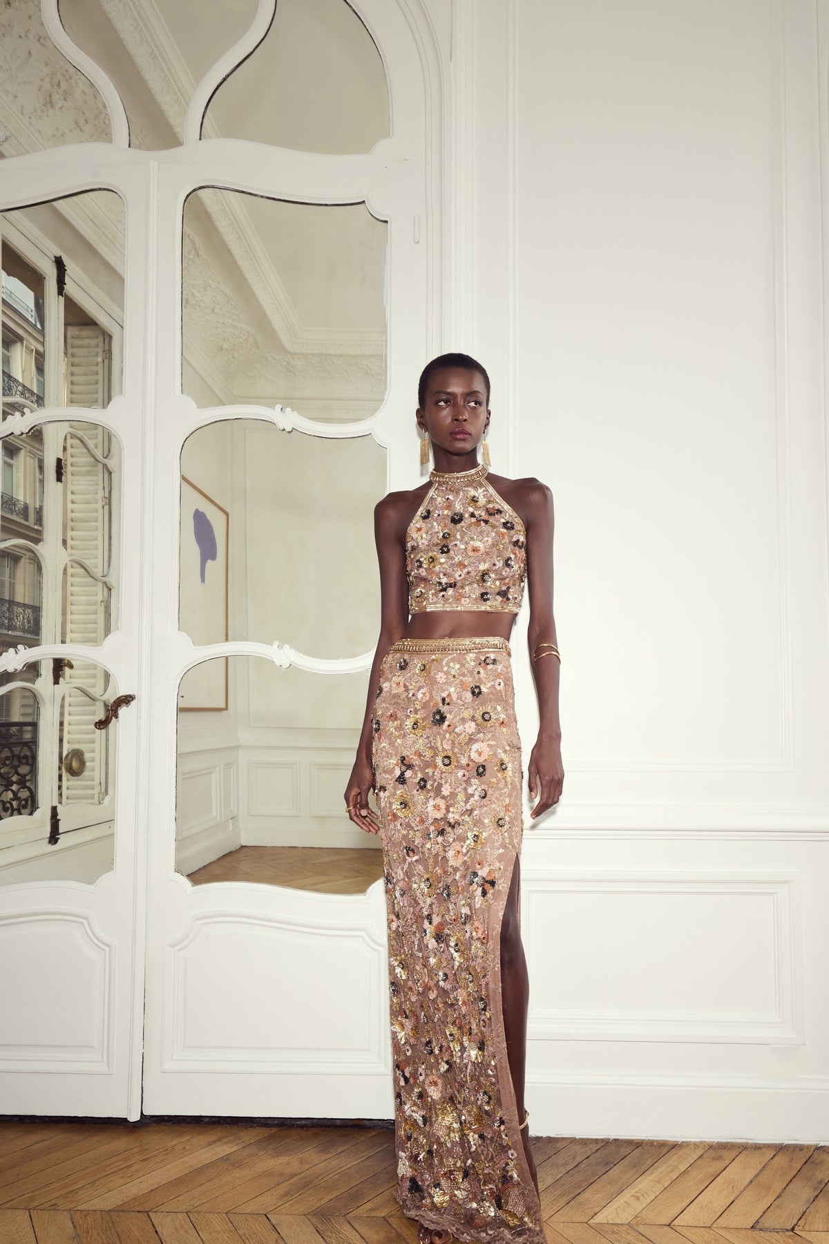Cyprus Garden Halter Top