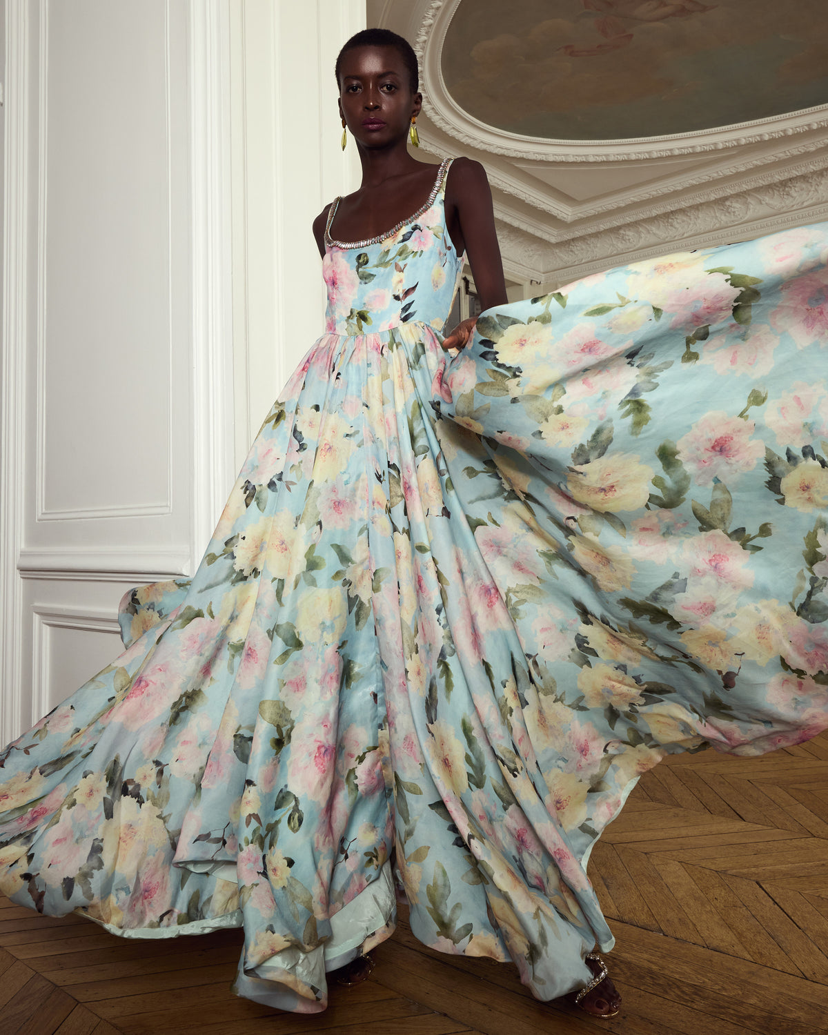 Mist Haze Long Dress