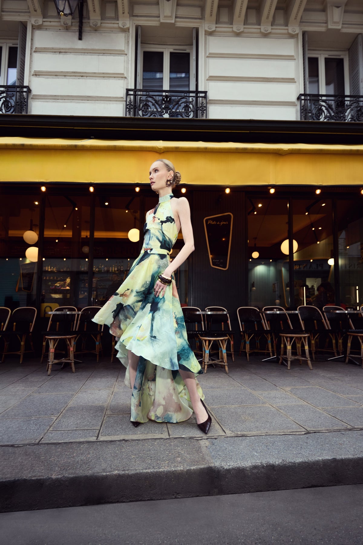 Abstract Burst Skirt