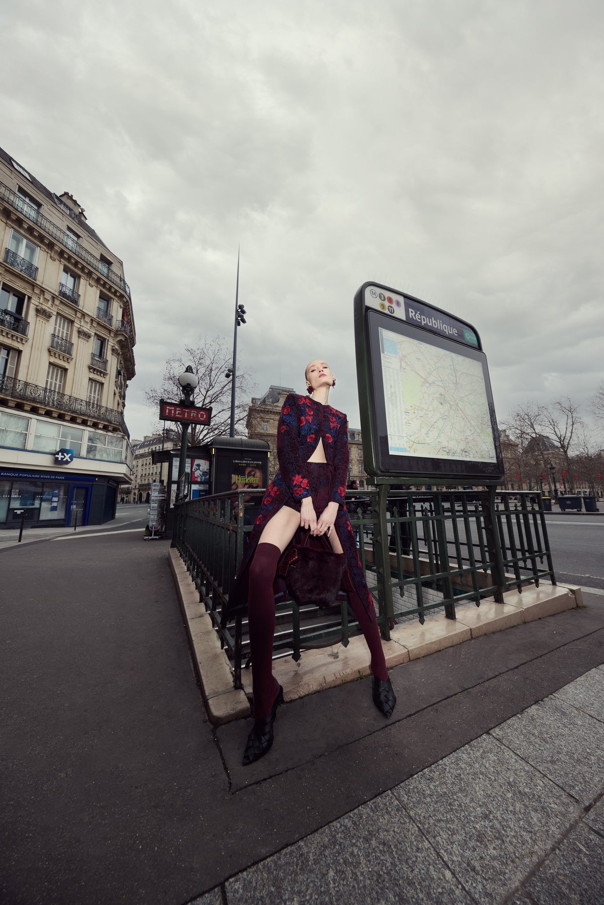 After Dark Rose Trench