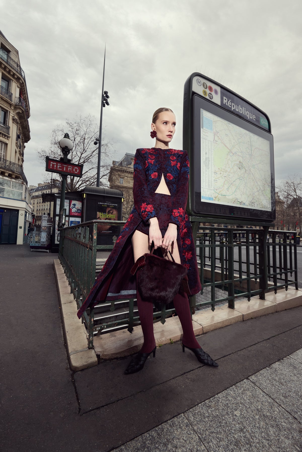 After Dark Rose Trench