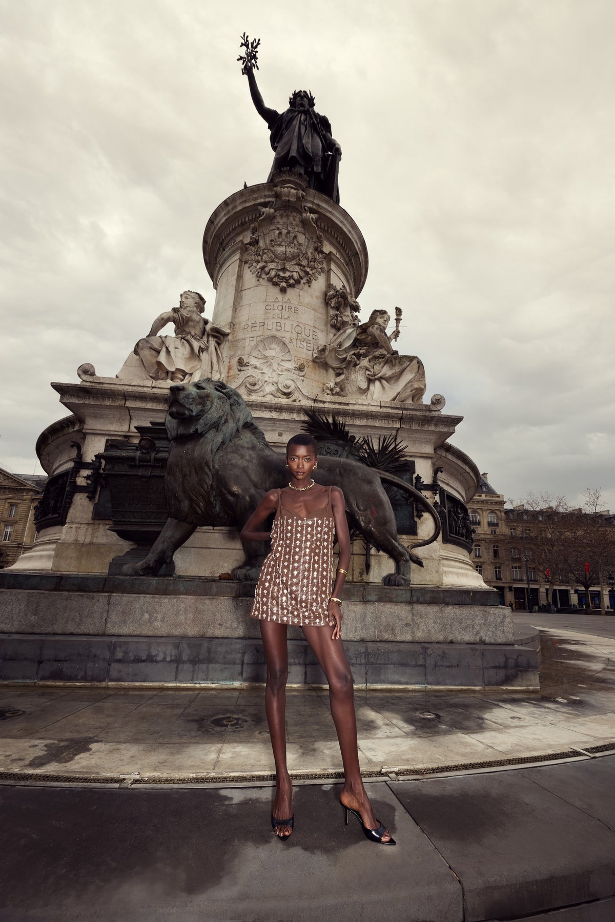 Night Siren Brown Mini Dress