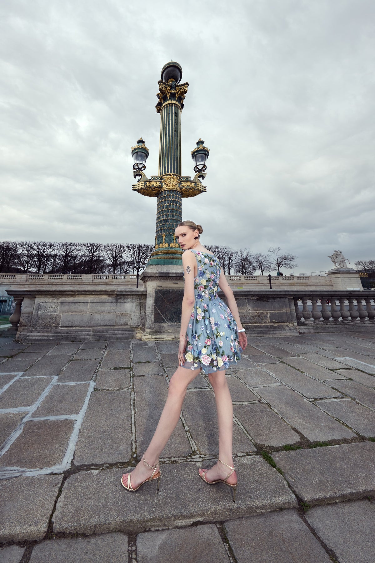 Enchanted Wildflower Tulle Mini Dress