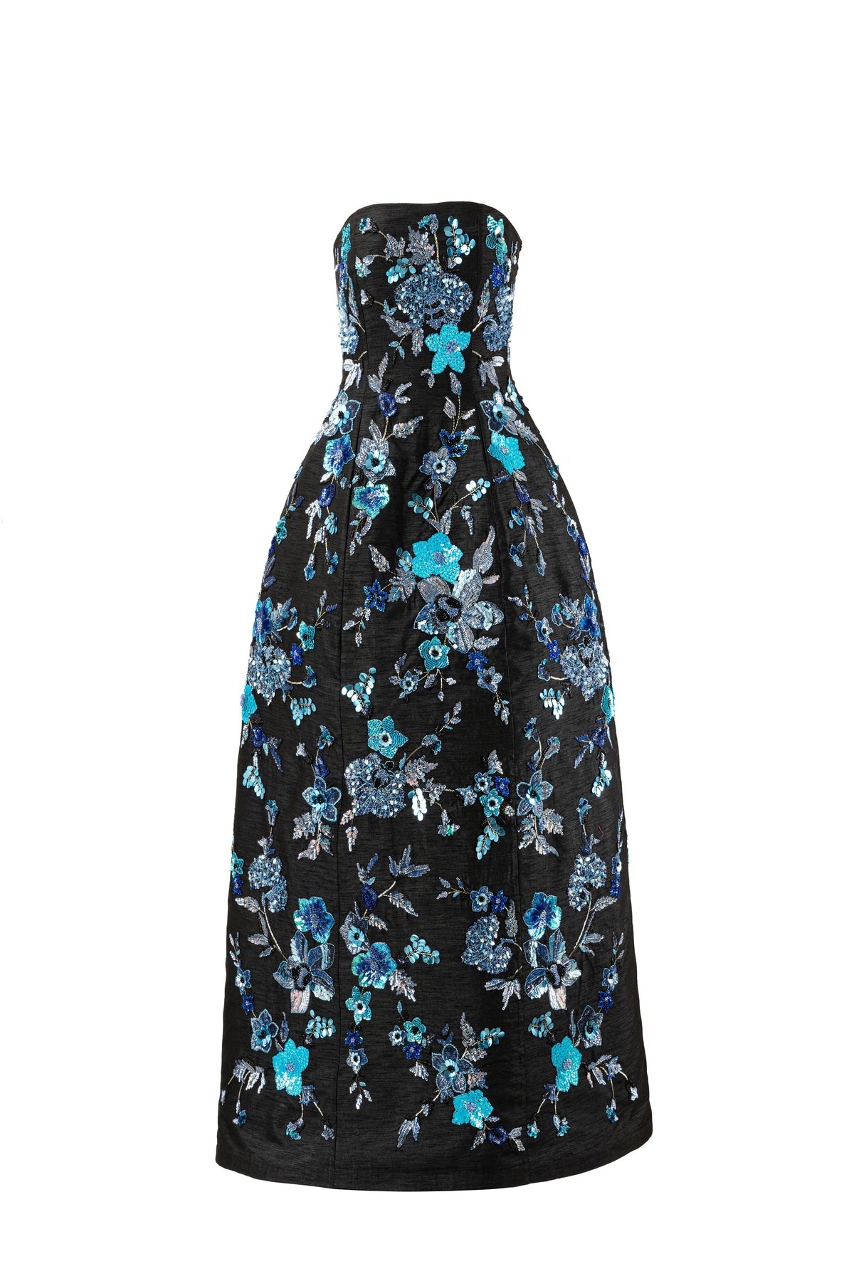 Noir Floral Garden Dress