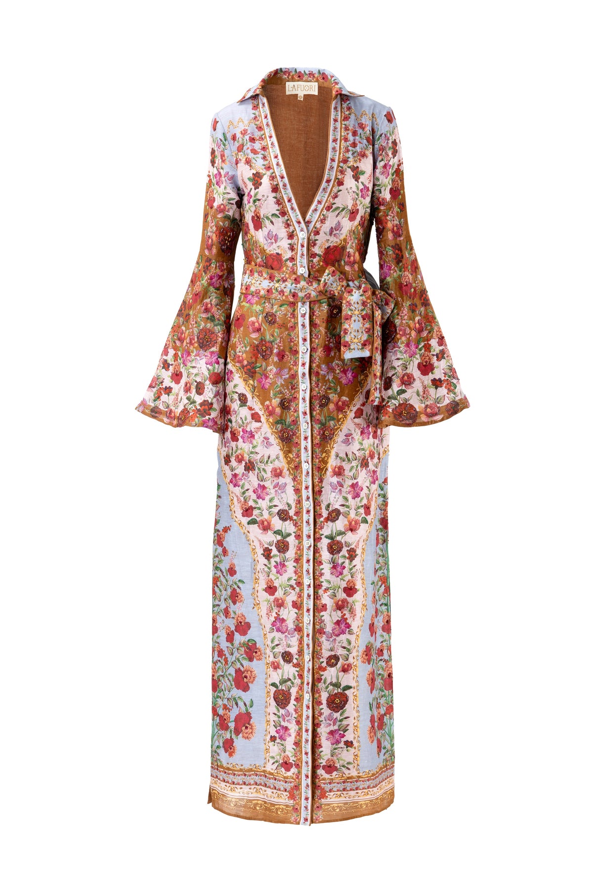 Rose Wood Boudoir Shirt Dress