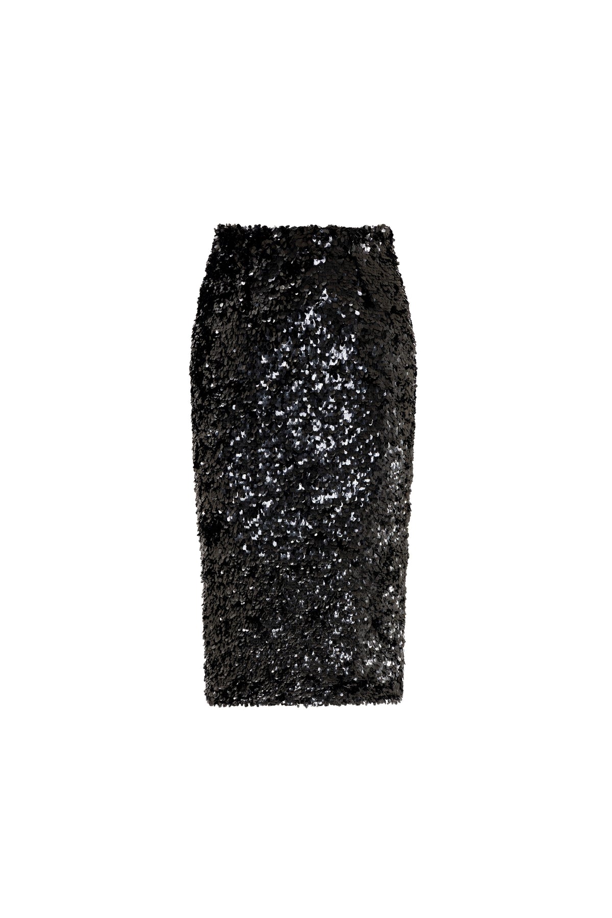 Obsidian Black Column Skirt