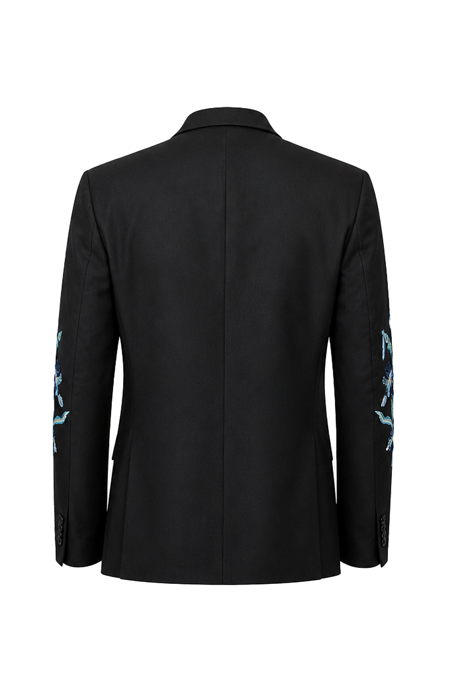 Blue Bloom Noir Blazer