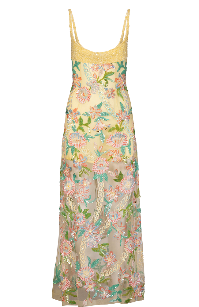 Fitted party dress designed as a cocktail party dress for elegant evening events