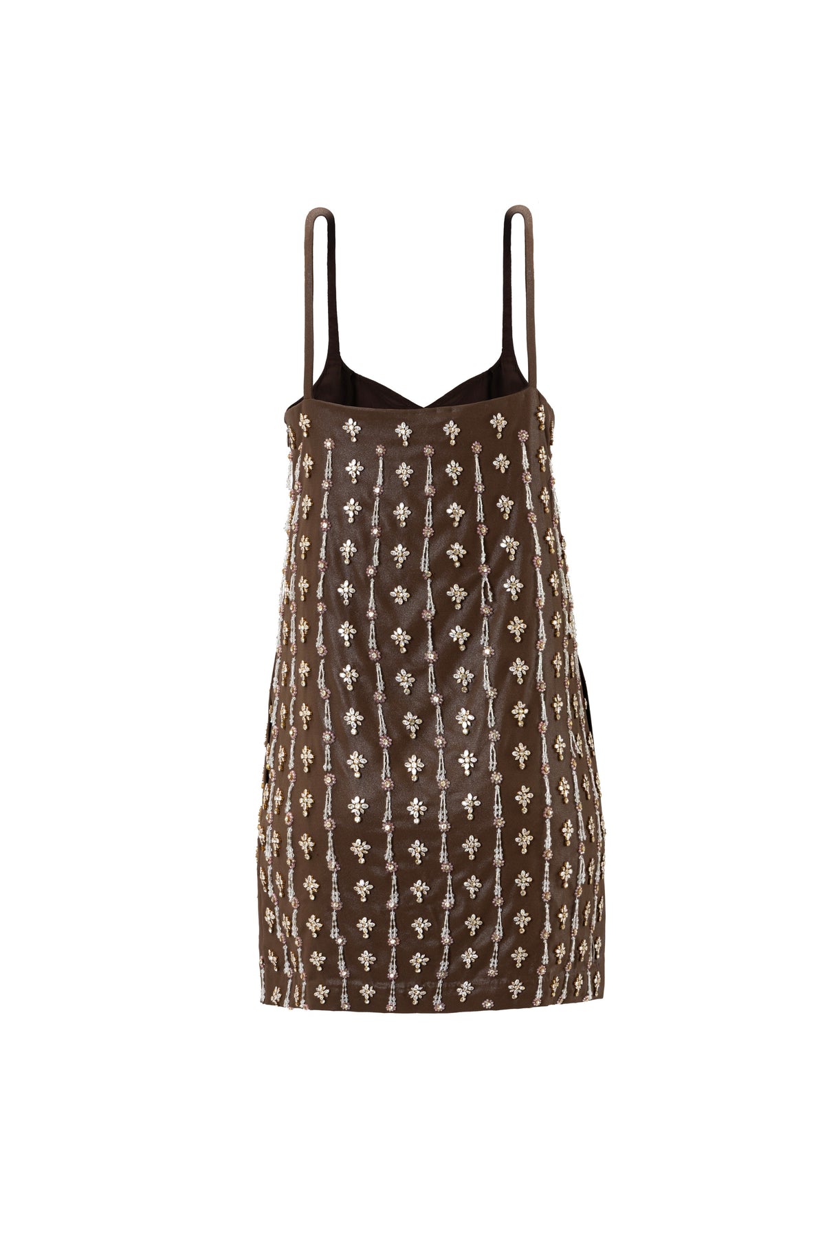 Night Siren Brown Mini Dress