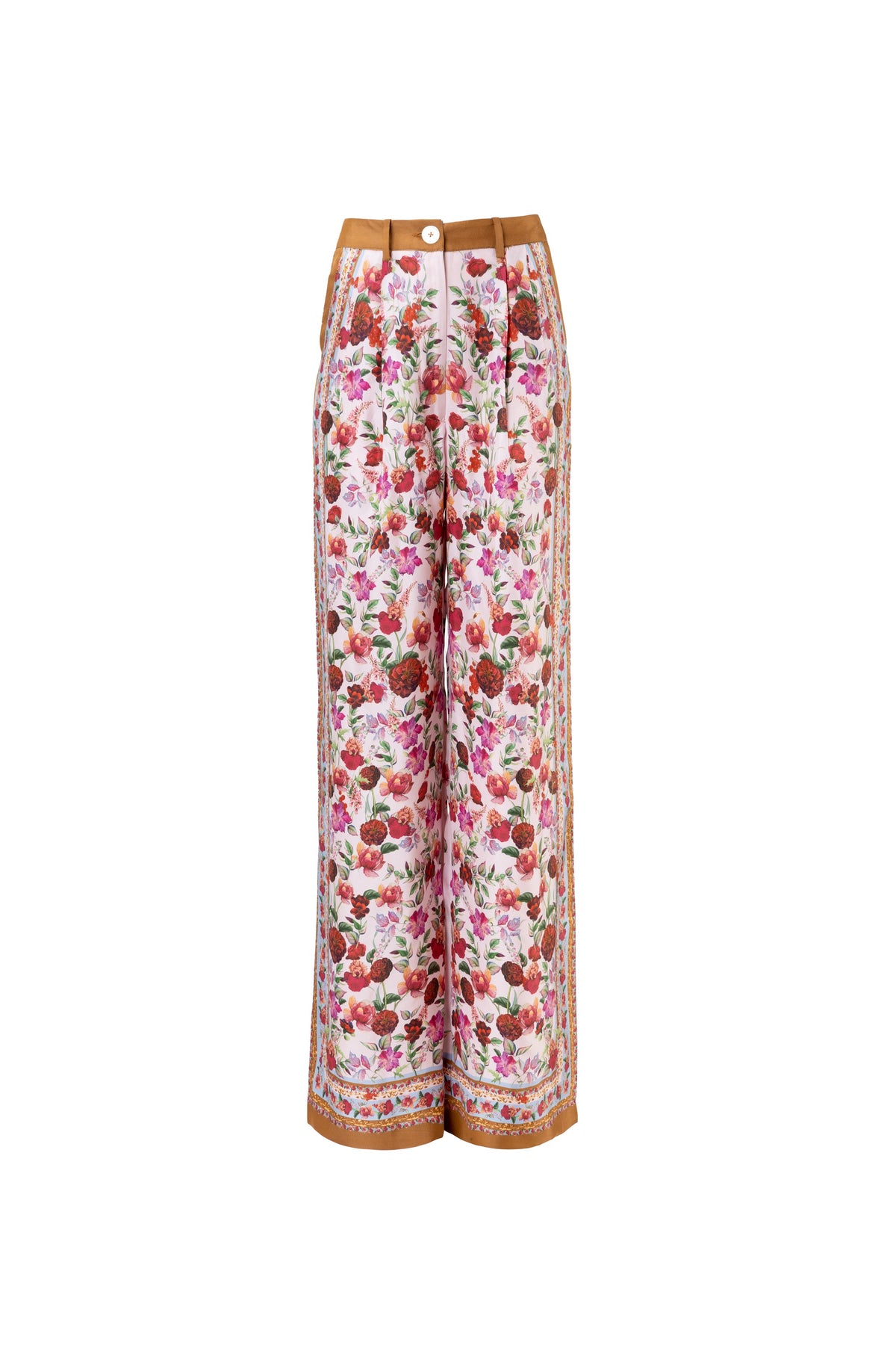 Blush Rose Silk Pants