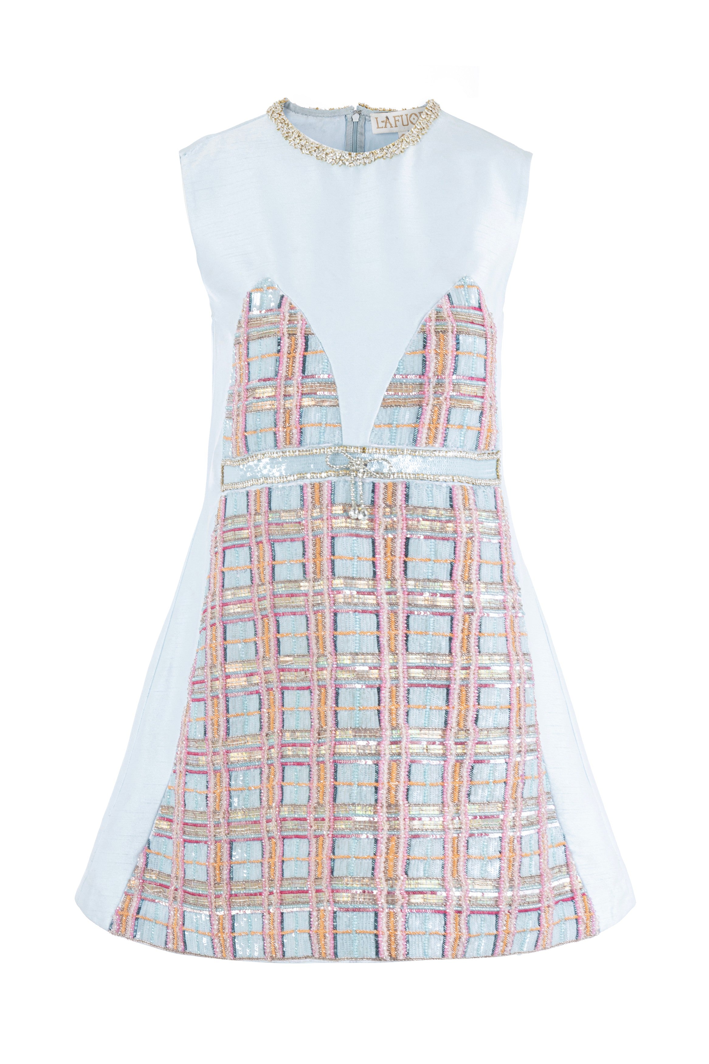 Liora Plaid Mini Dress