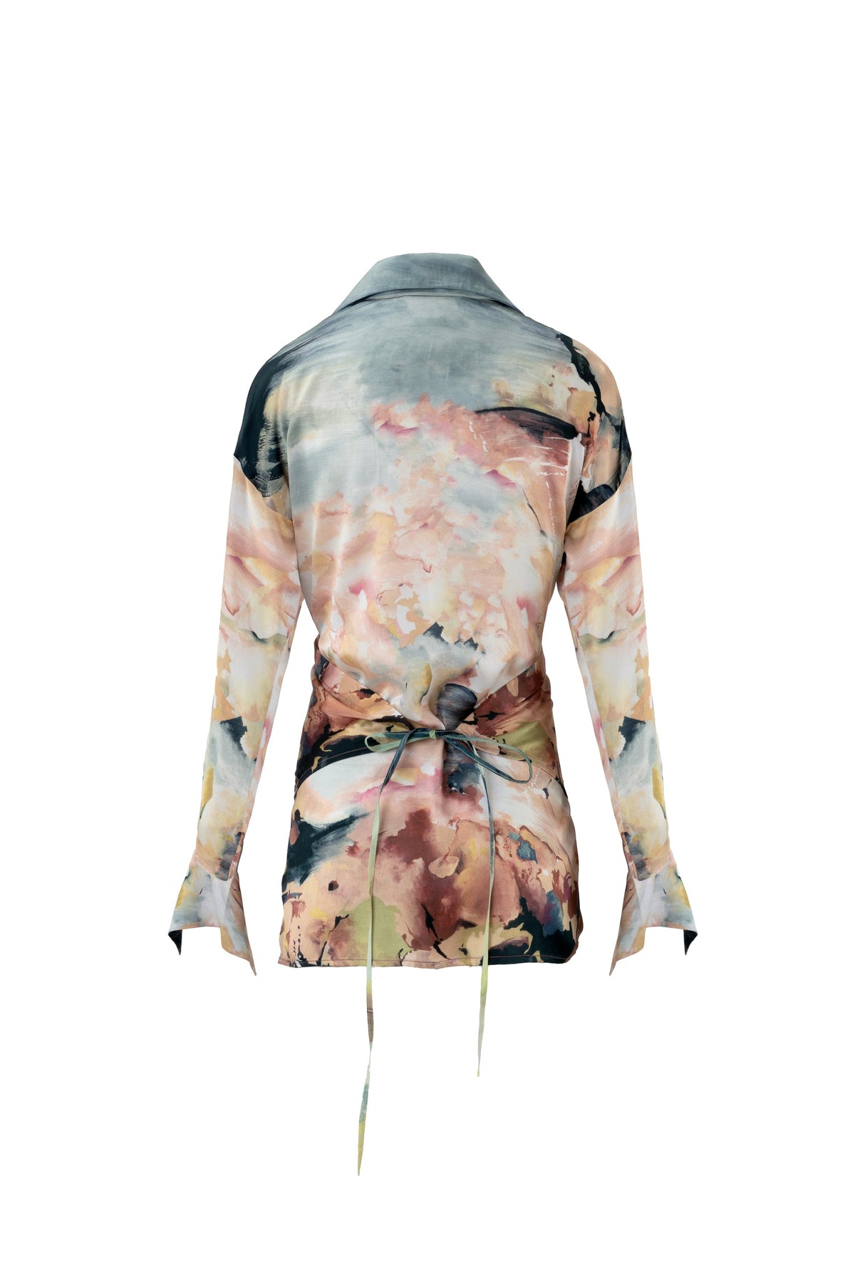 Peach Mist Wrap Top