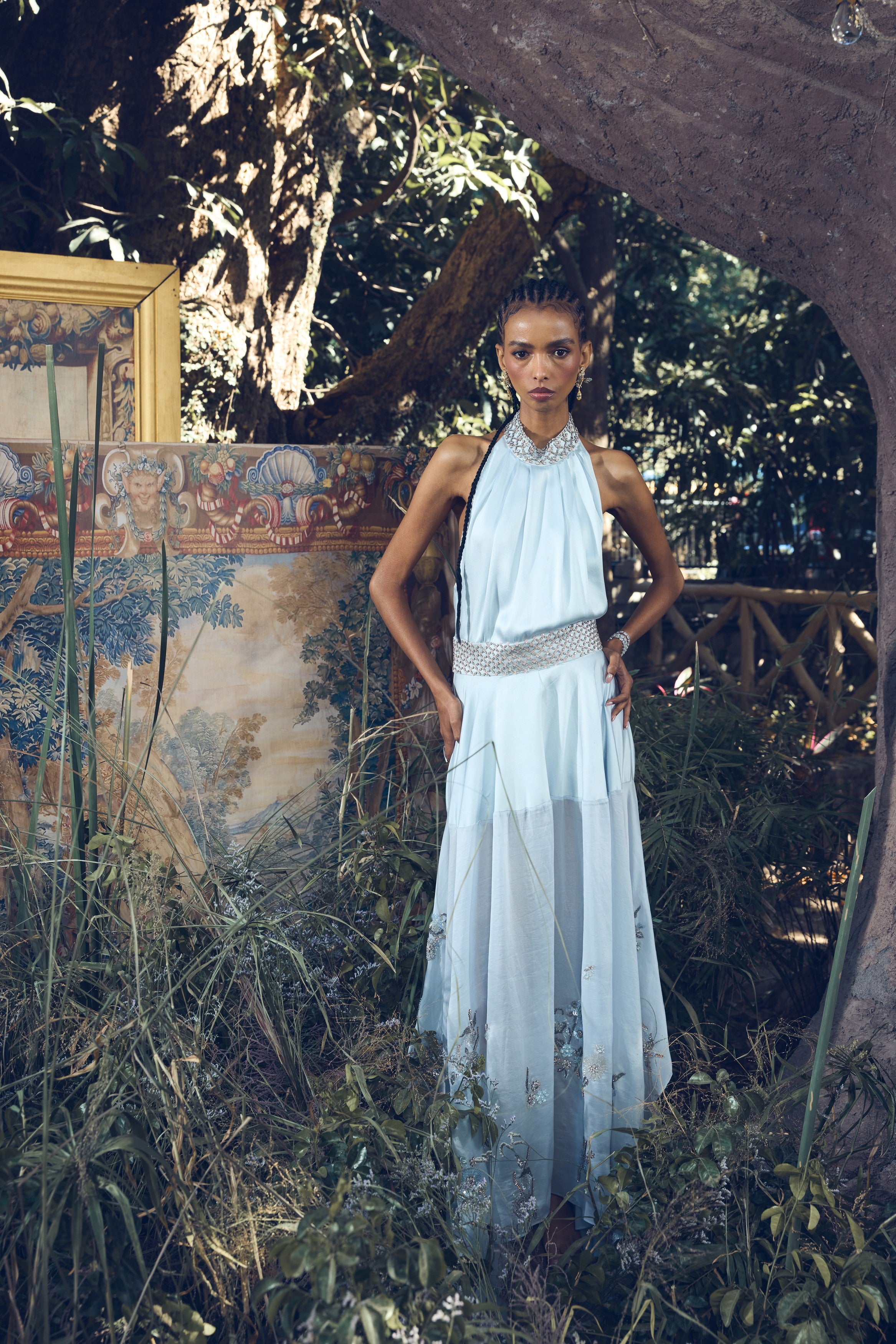Cerulean Diamond Dust Dress