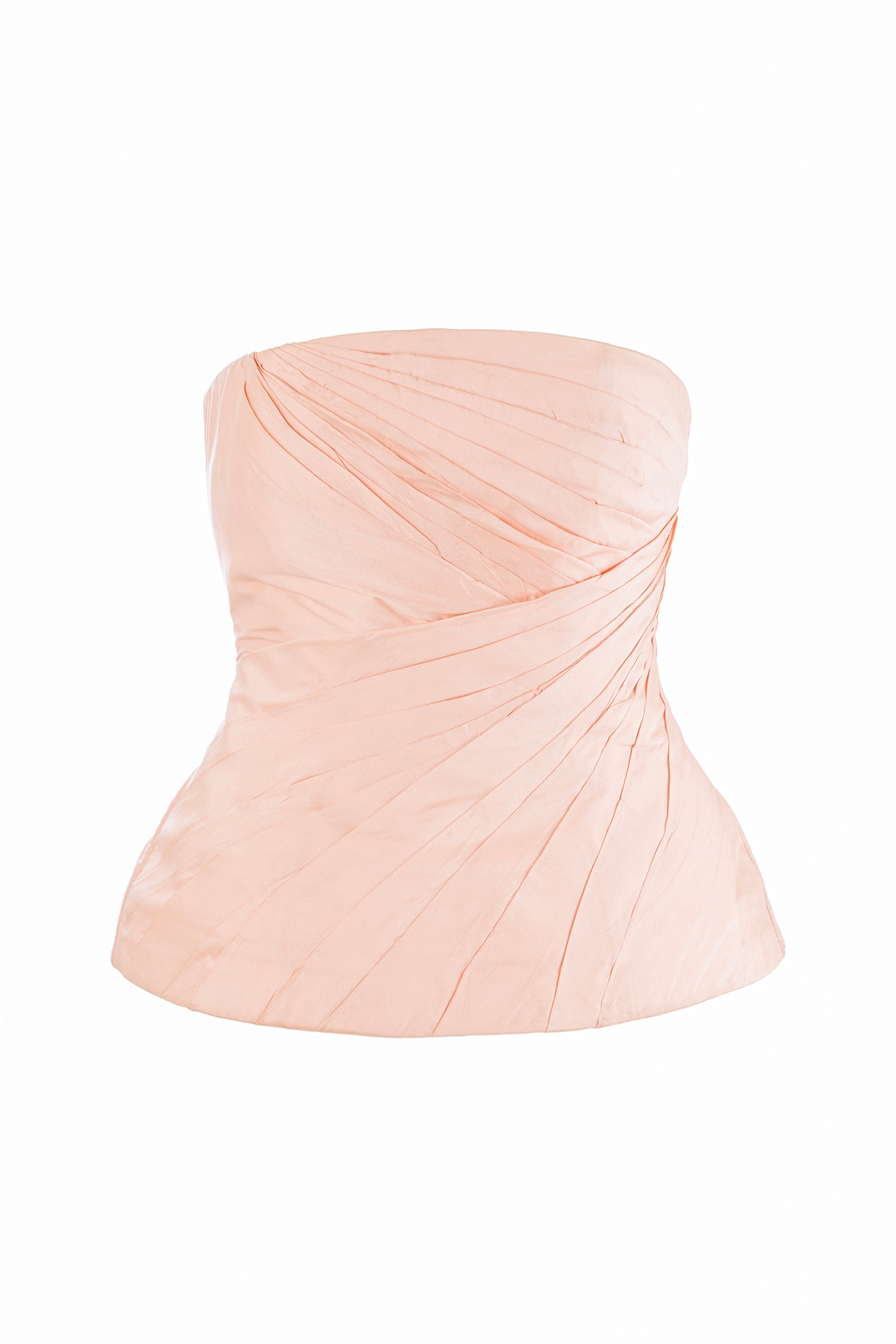 Blush Veil Draped Top