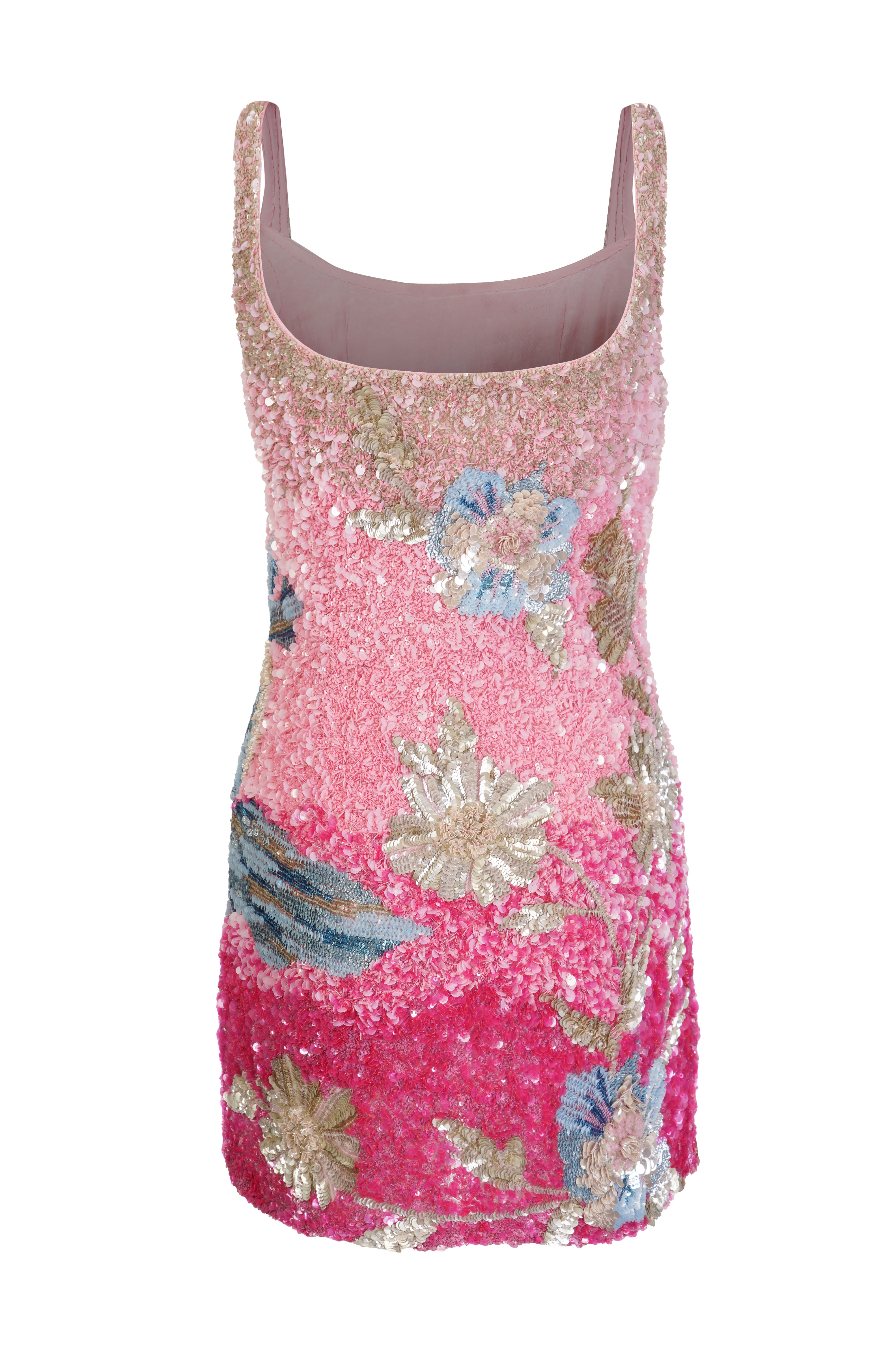 Fleur oasis fully emb. Mini dress