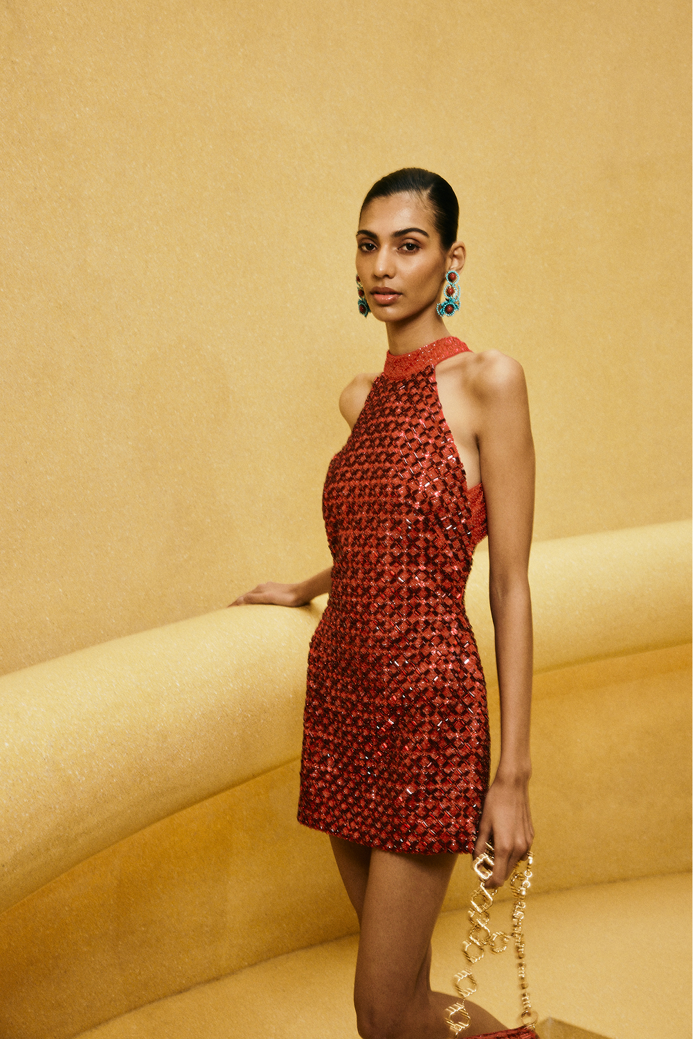 Modern night out fashion dress designed for confident after-hours styling