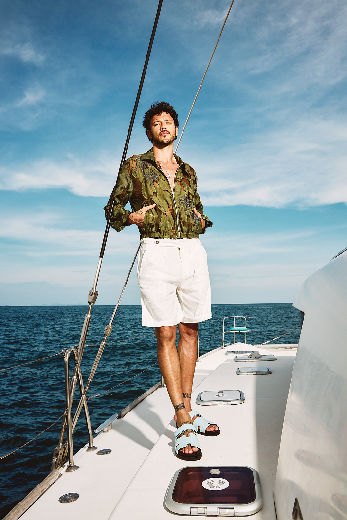 Ivory Tuscan Shorts