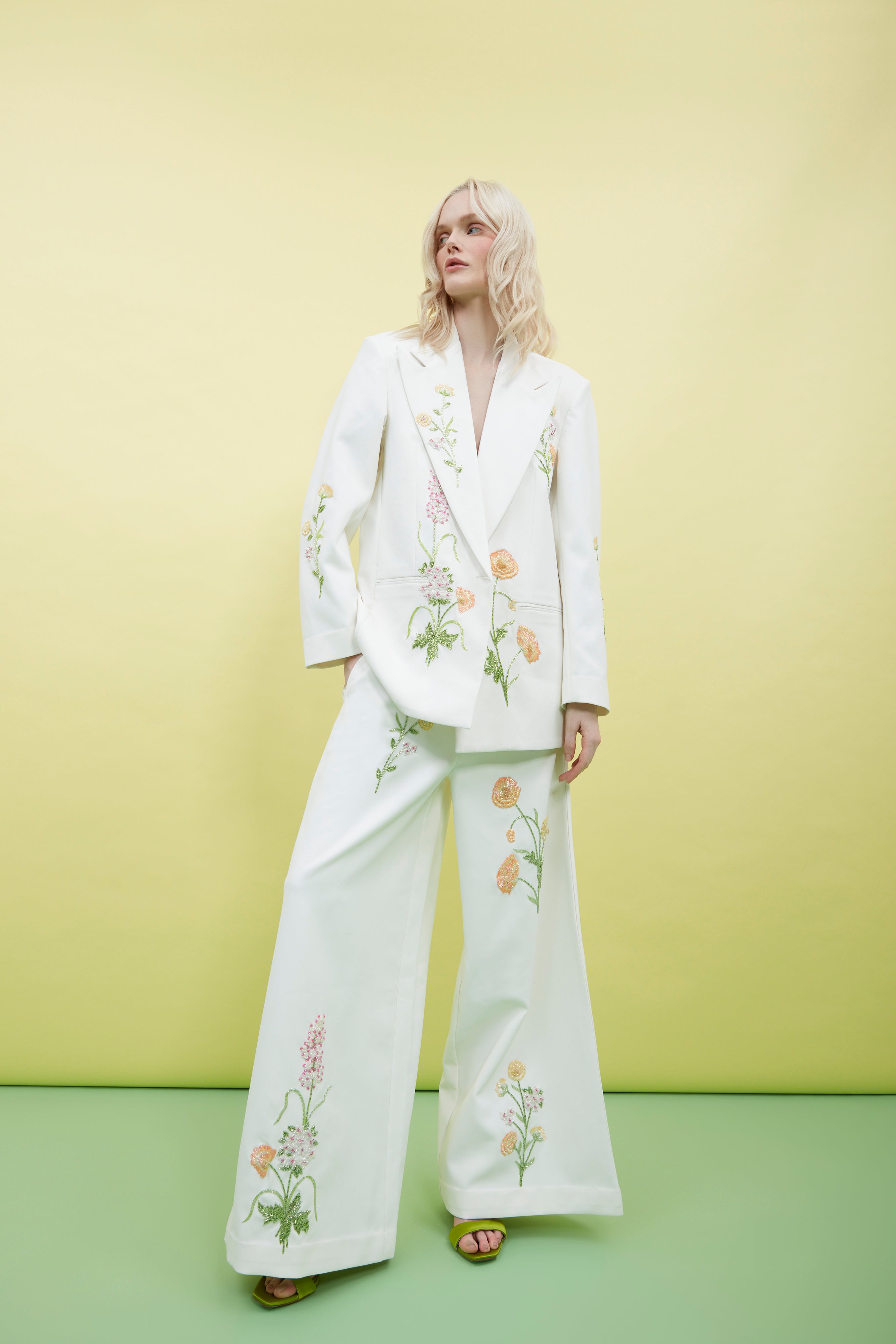 Summer Bloom Embellished Jacket