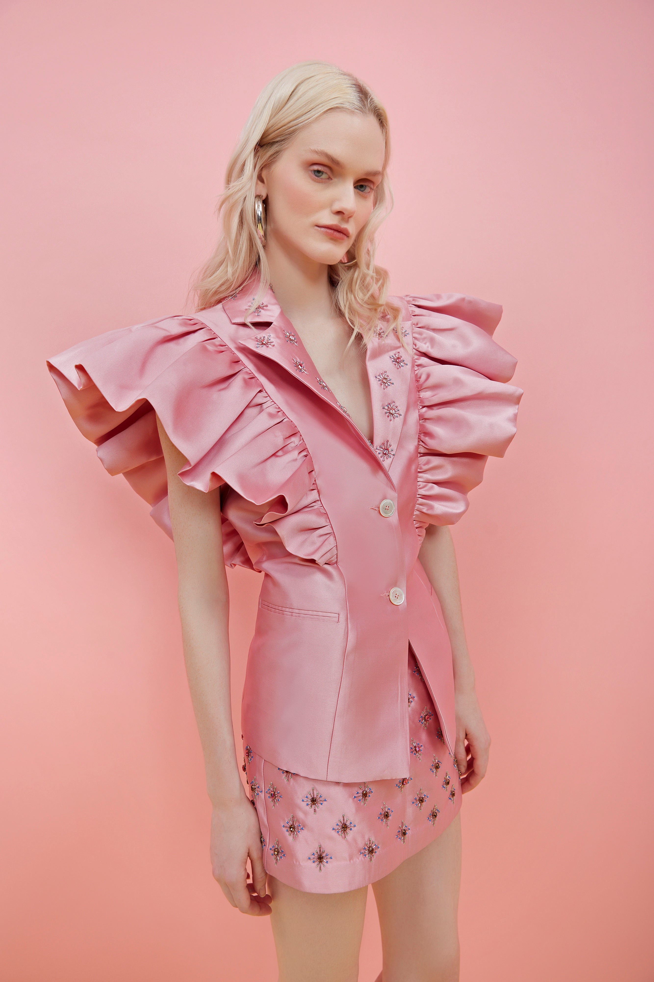 Danna Velora Ruffle Jacket