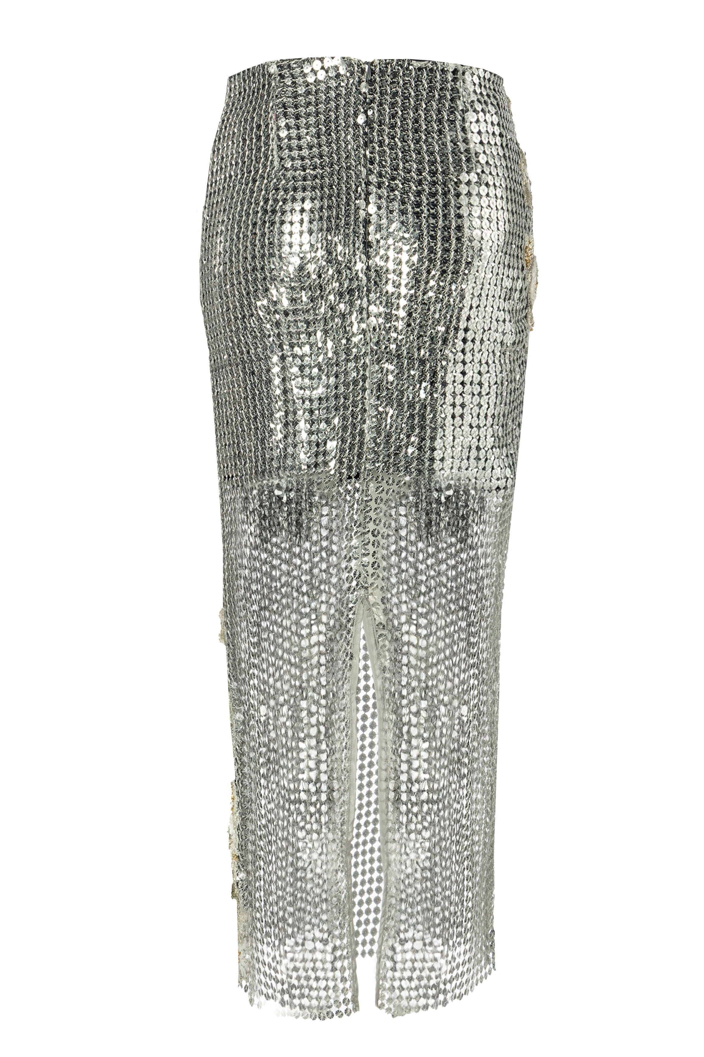 Silver Ice Weave Skirt