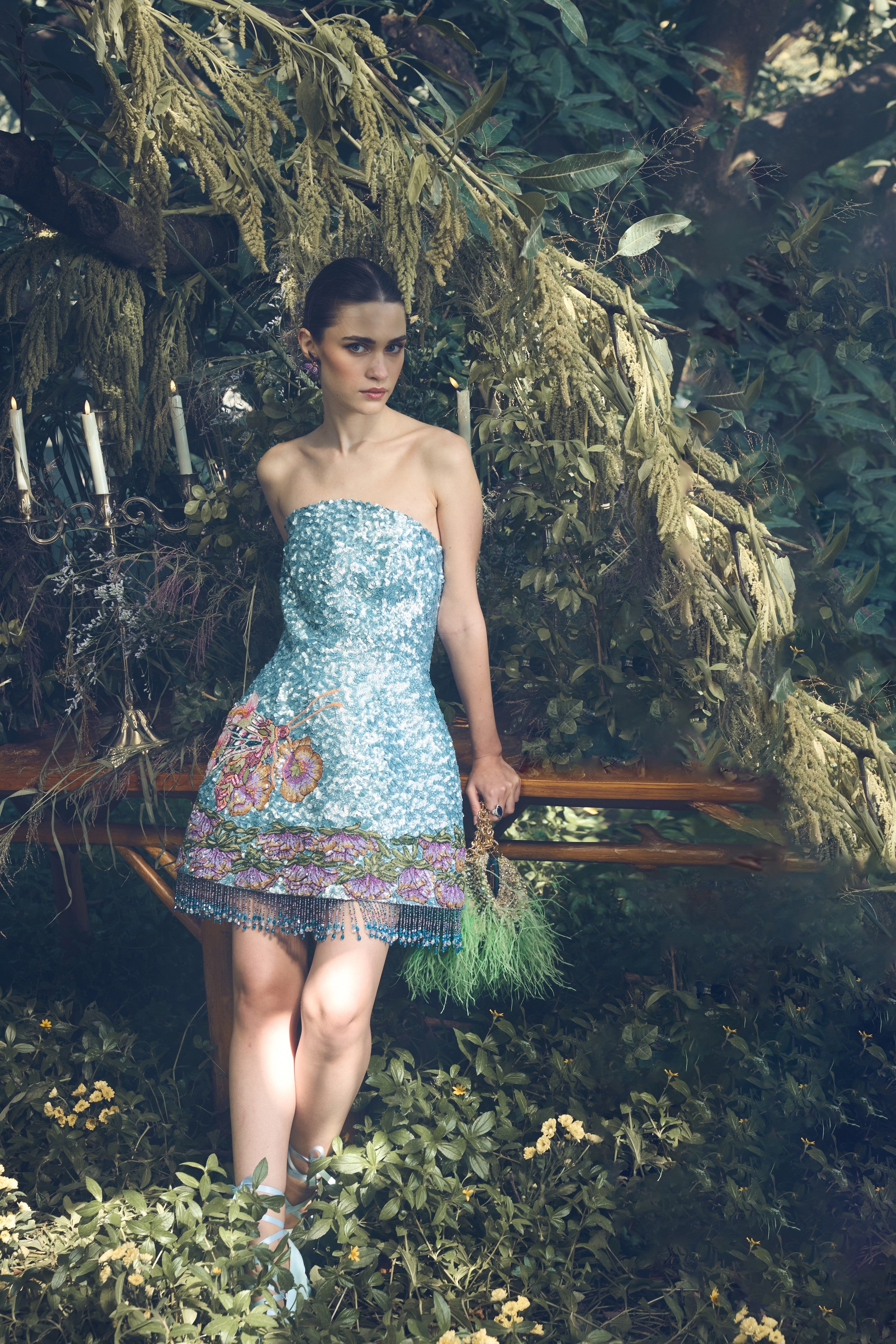 Vesper Dreamwing Embroidered Mini