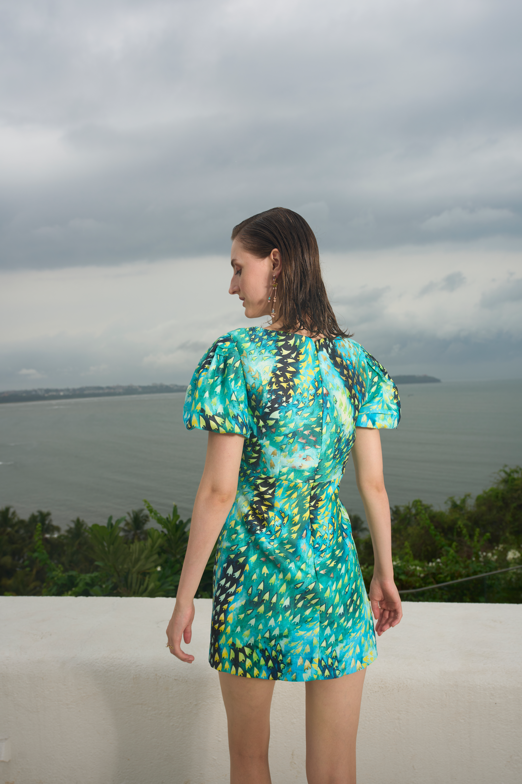 Flora Jungle Printed Mini Dress