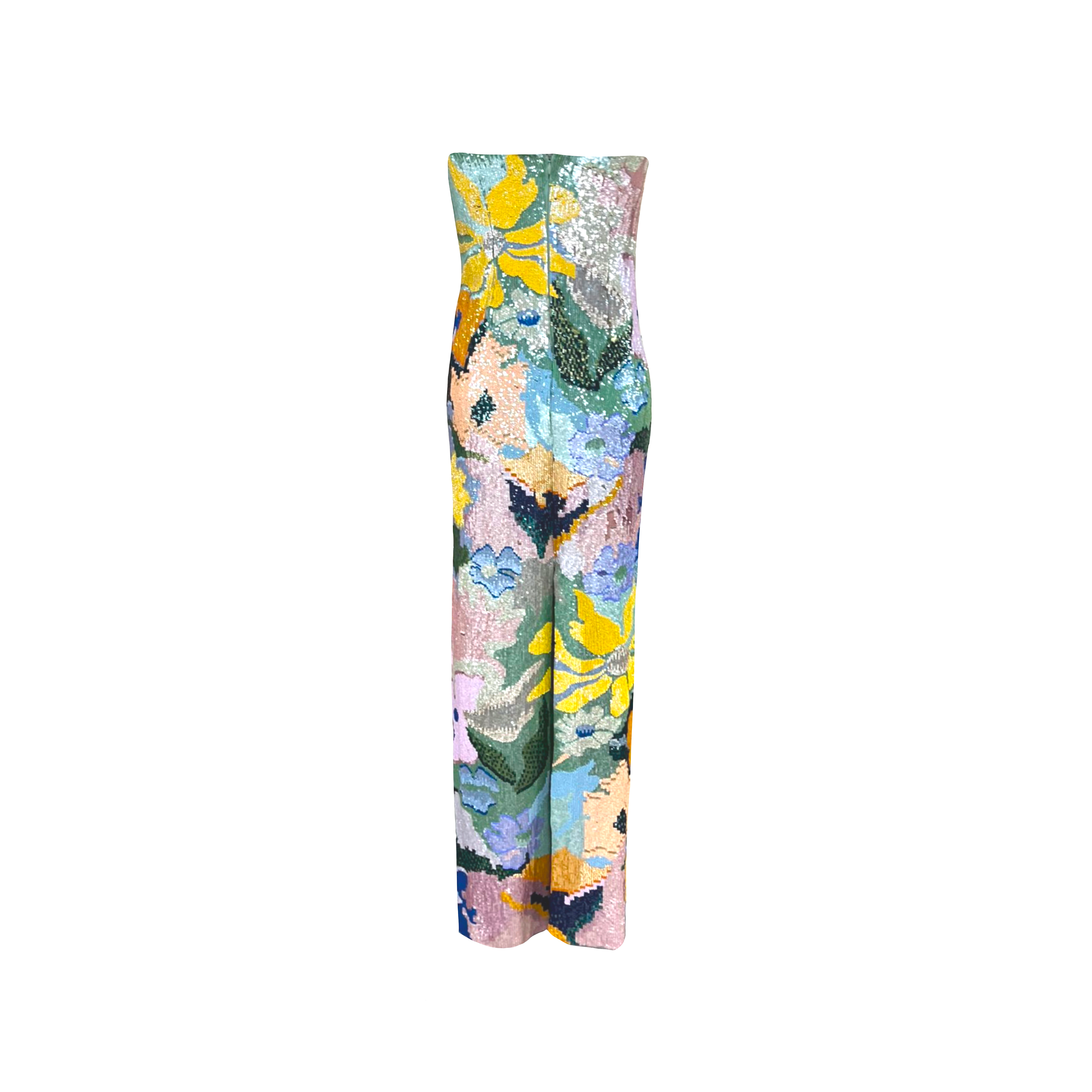 Floral Jacquard Embroidered Dress
