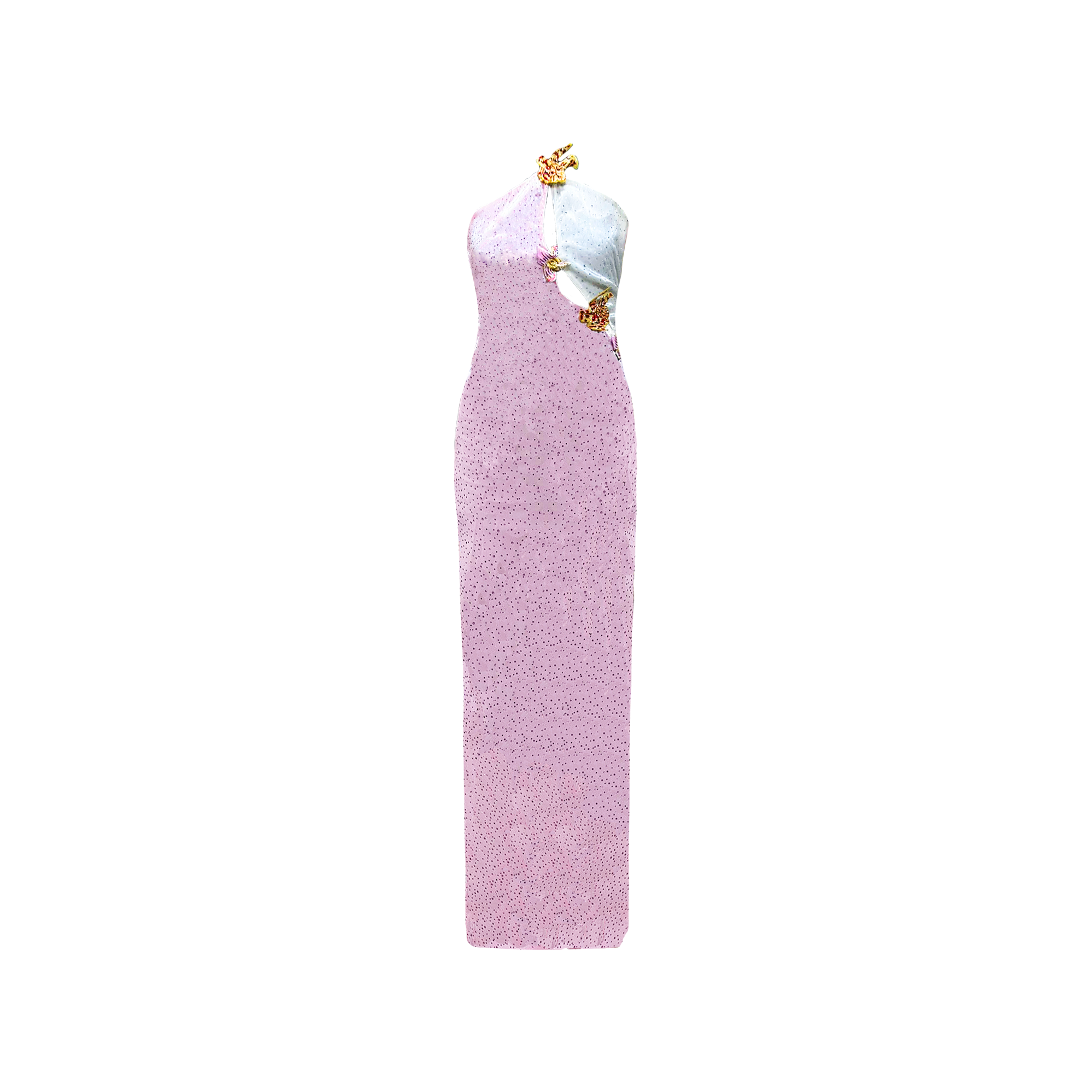Pink Ditsy Polka Dress