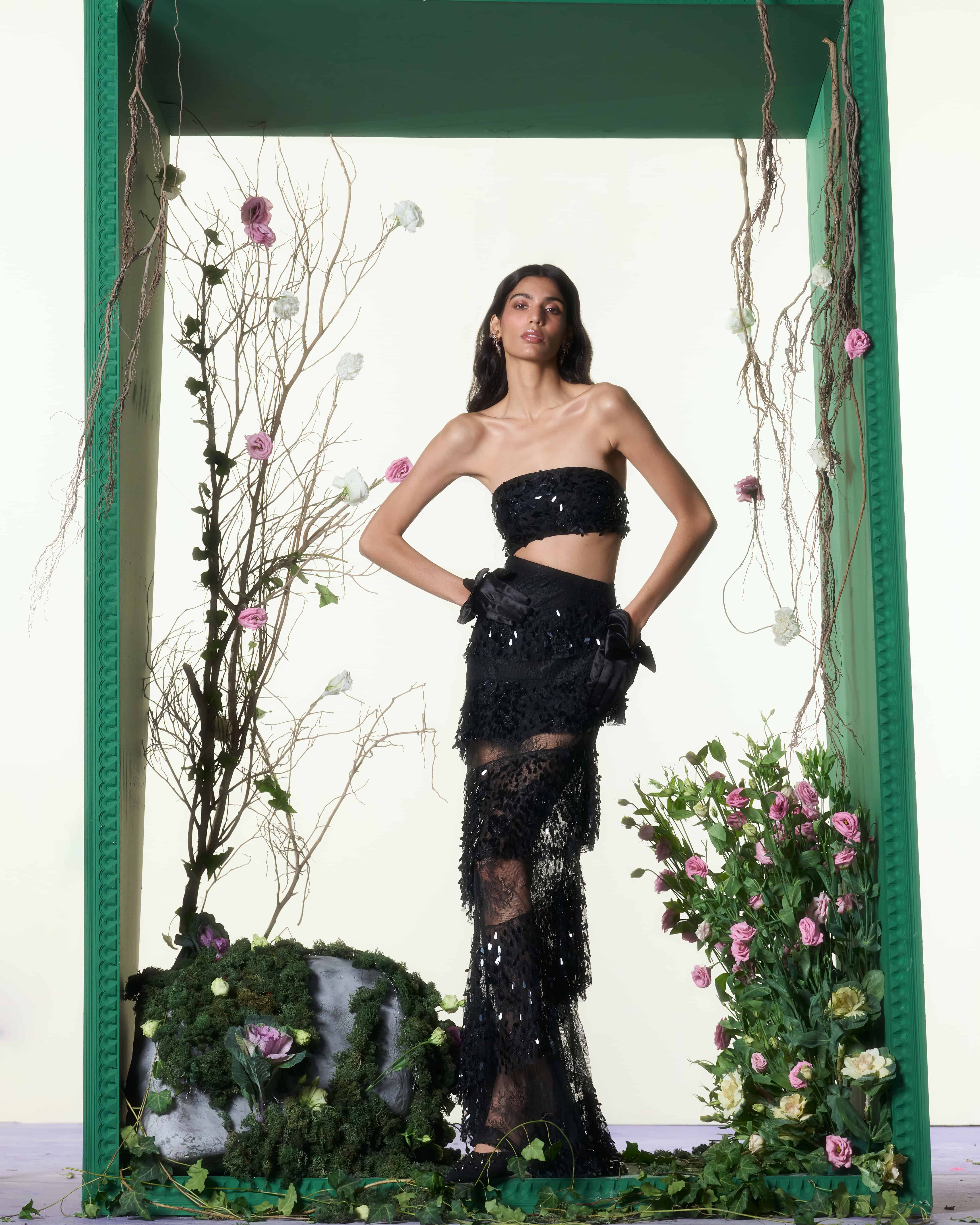 Luna Veil Tier Dress