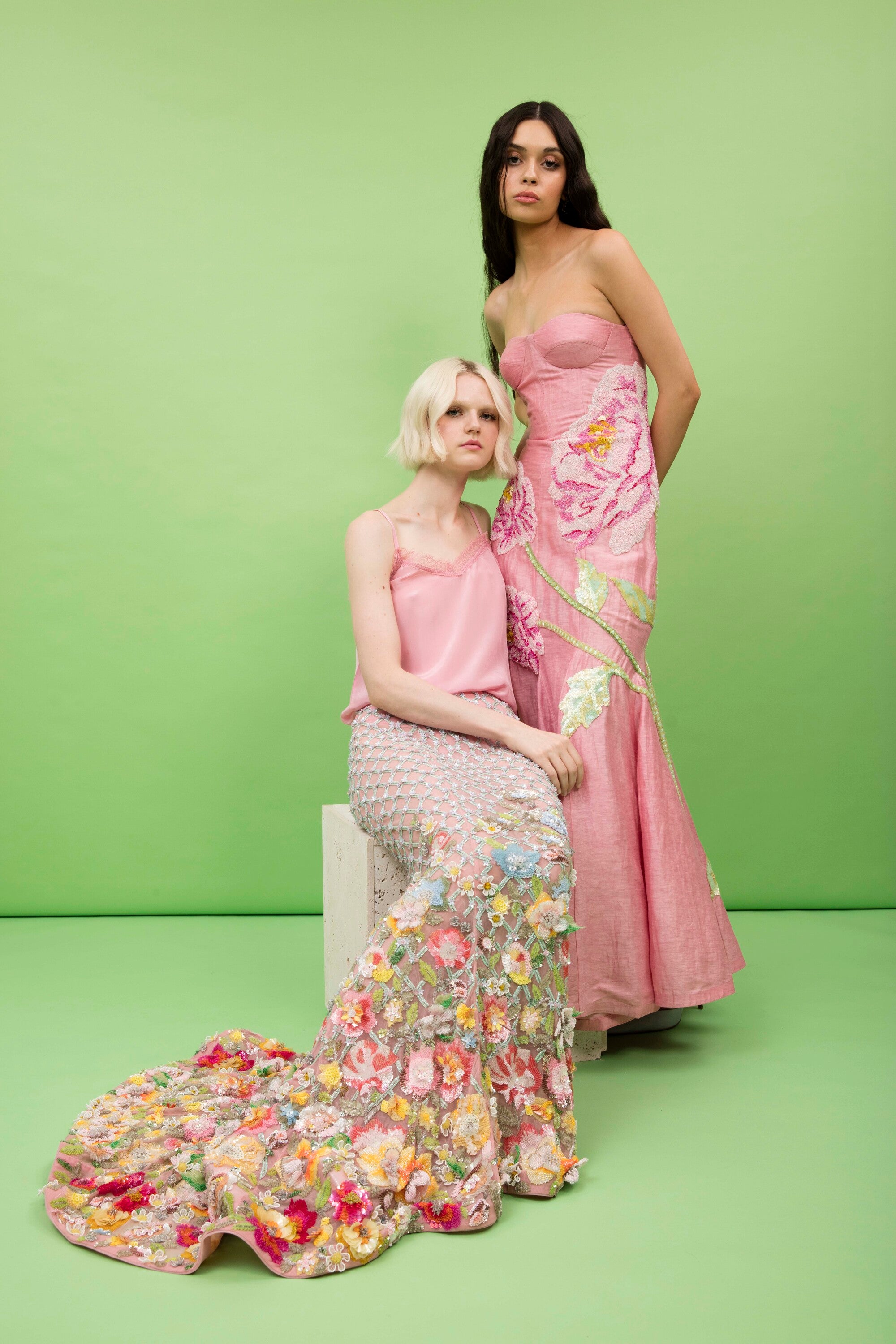 Peony Petaleeza Corset Gown