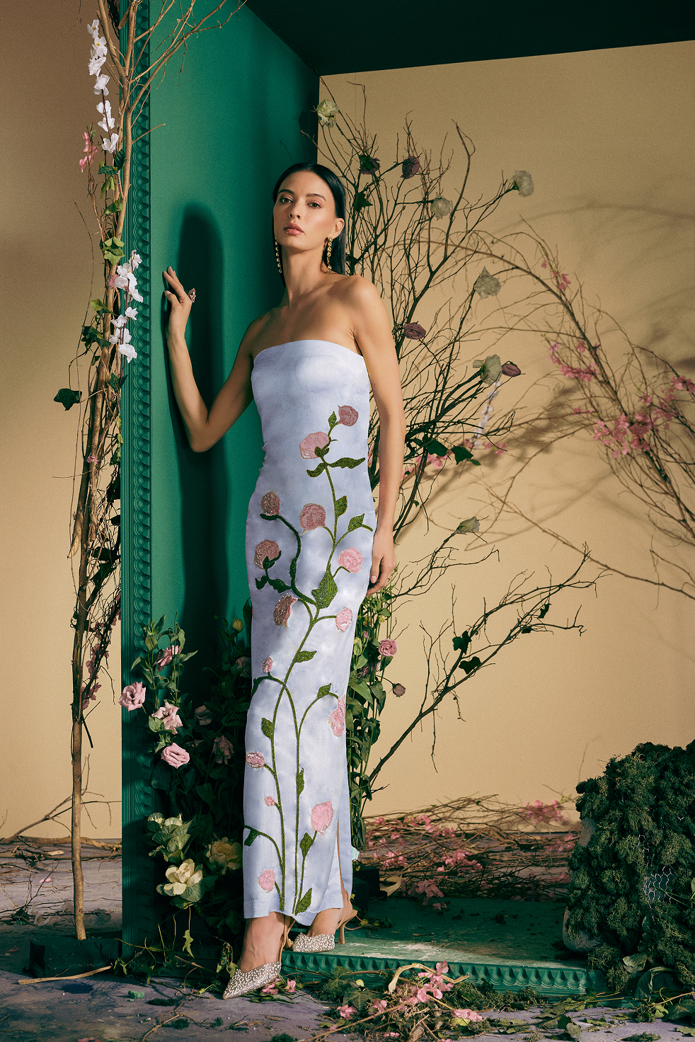 Whispering Tapestry Dress