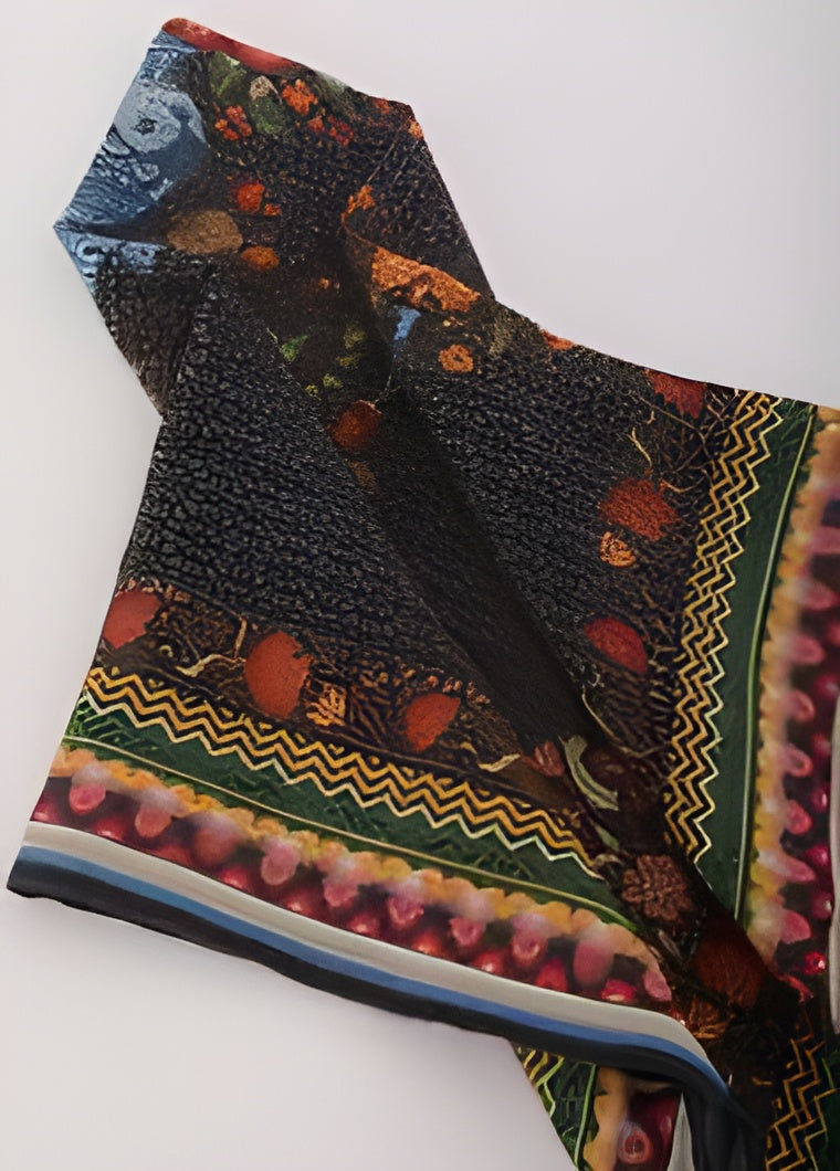 Road To Barmer Scarf In Cotton Silk Chanderi