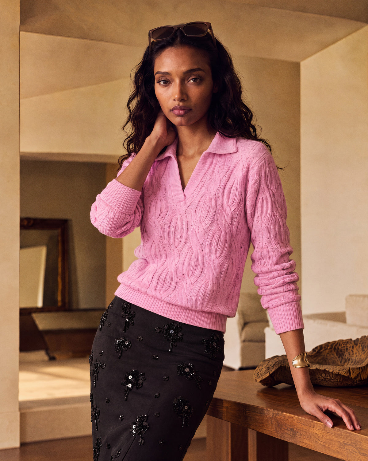 Pink Élan Sweater