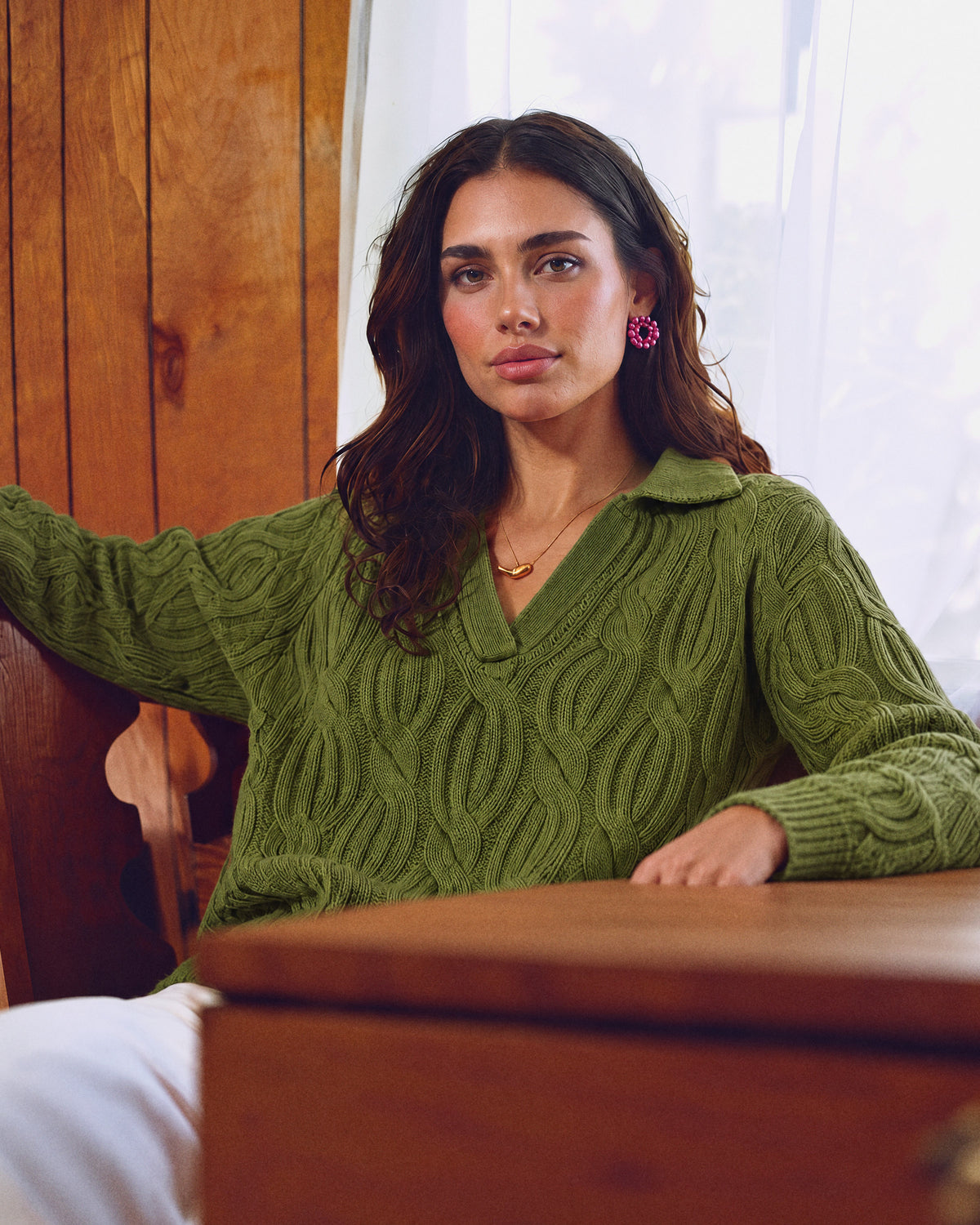 Olive Élan Sweater