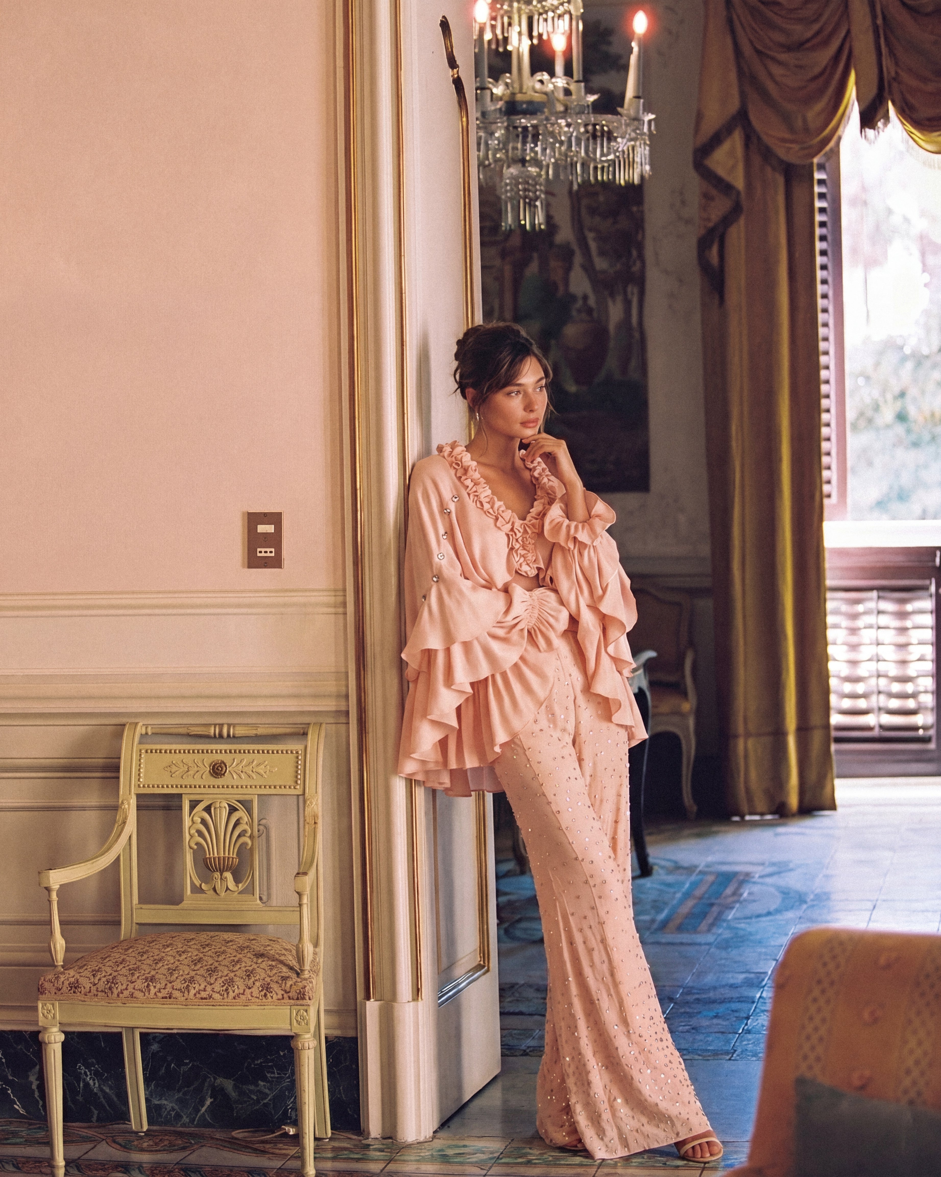 Enchanted Petal Pink Pants