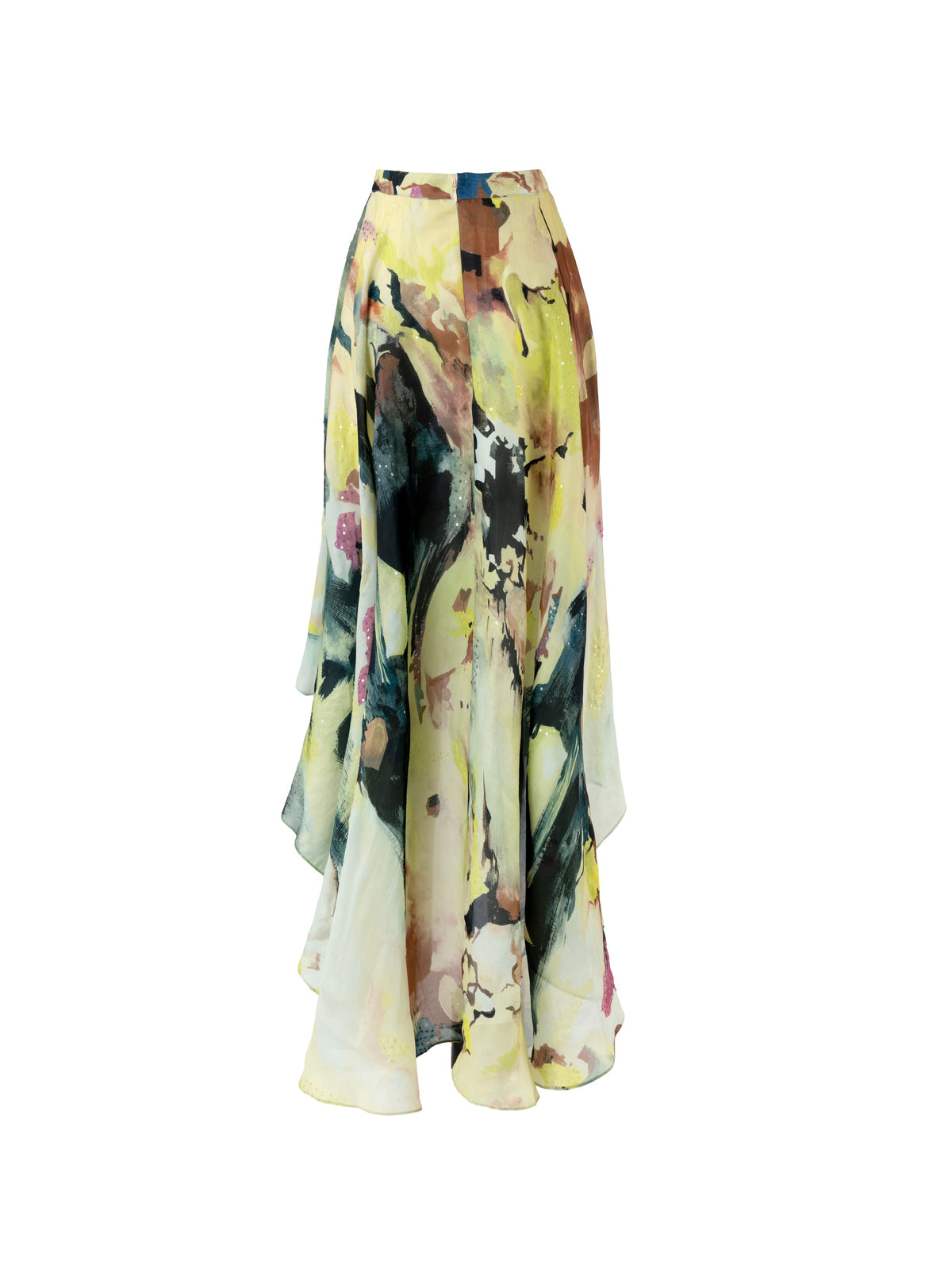 Abstract Burst Skirt