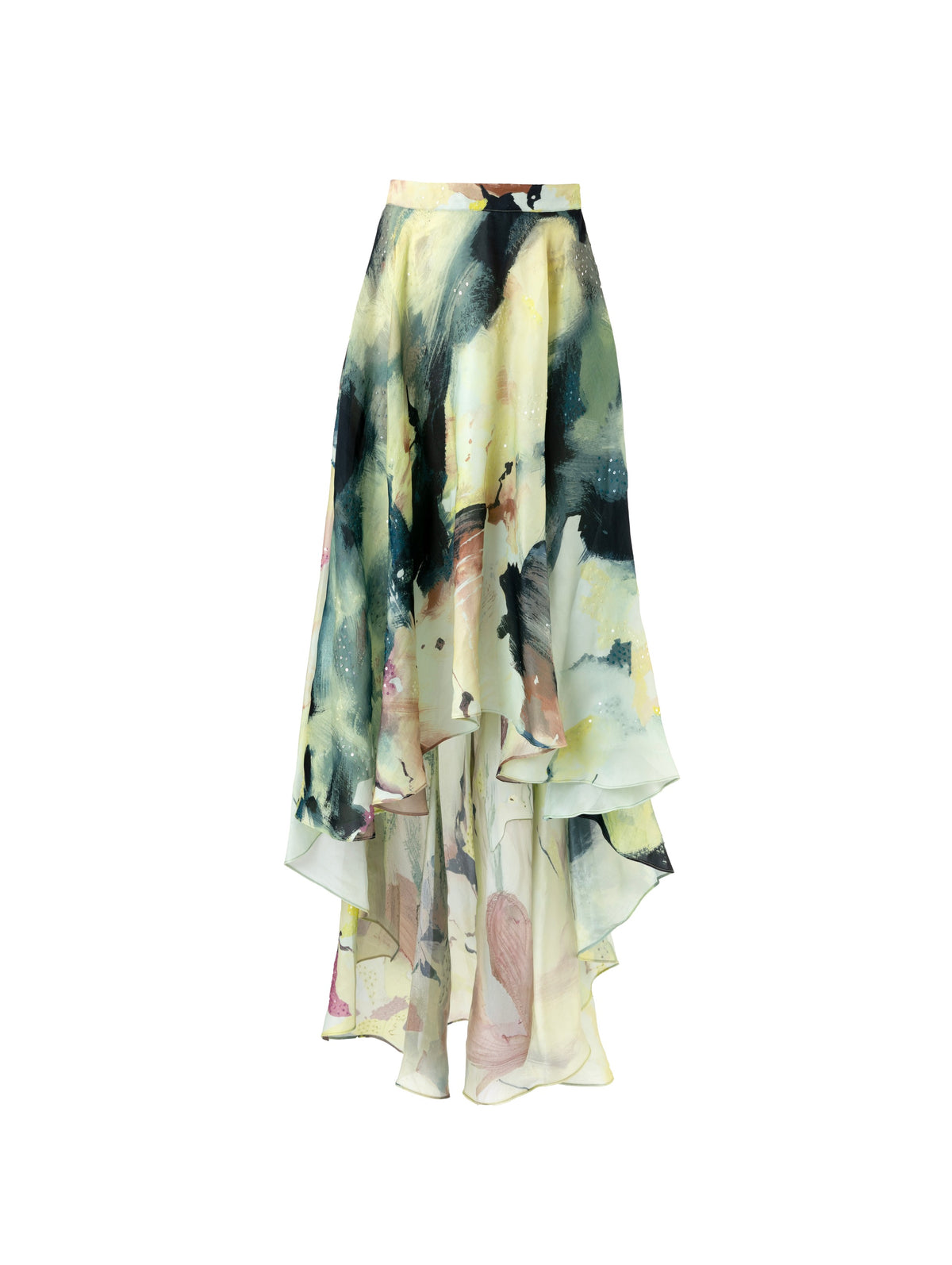 Abstract Burst Skirt