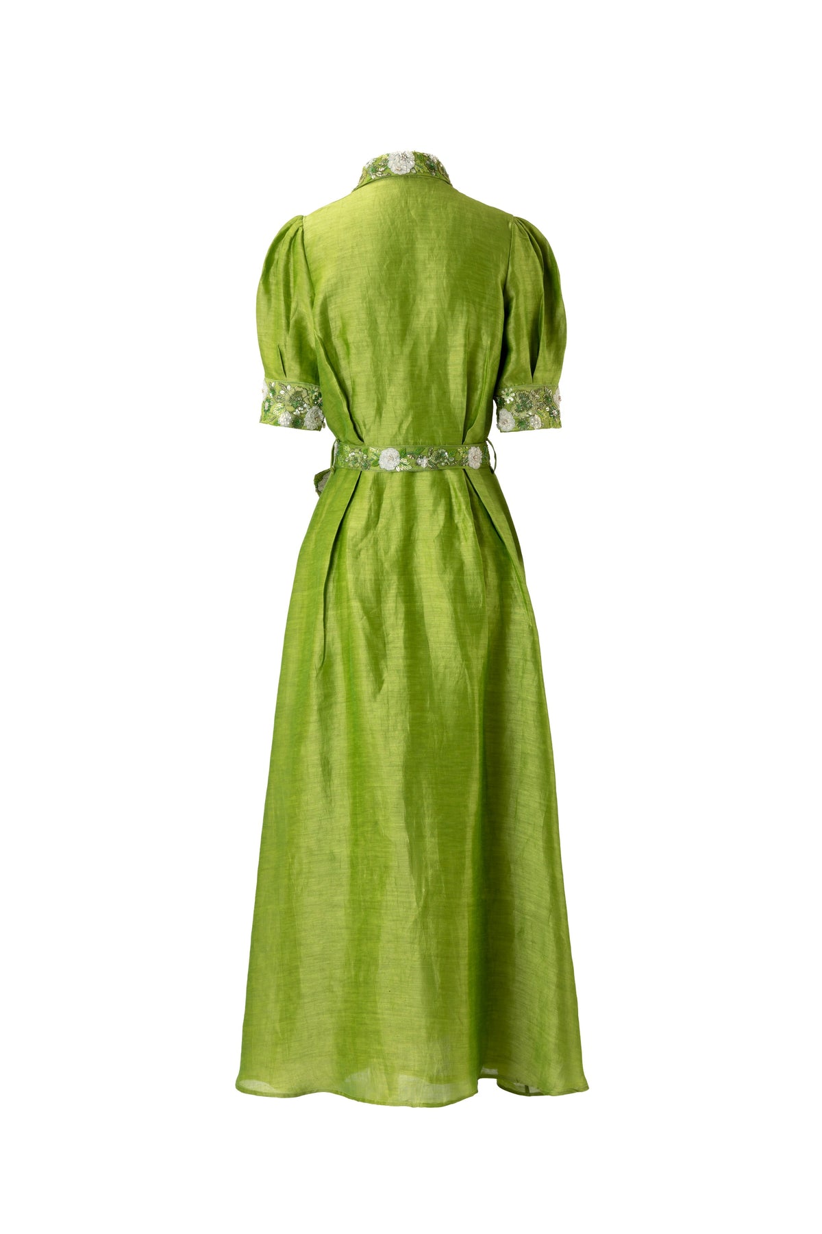 Forest Embellished Shirt Dress
