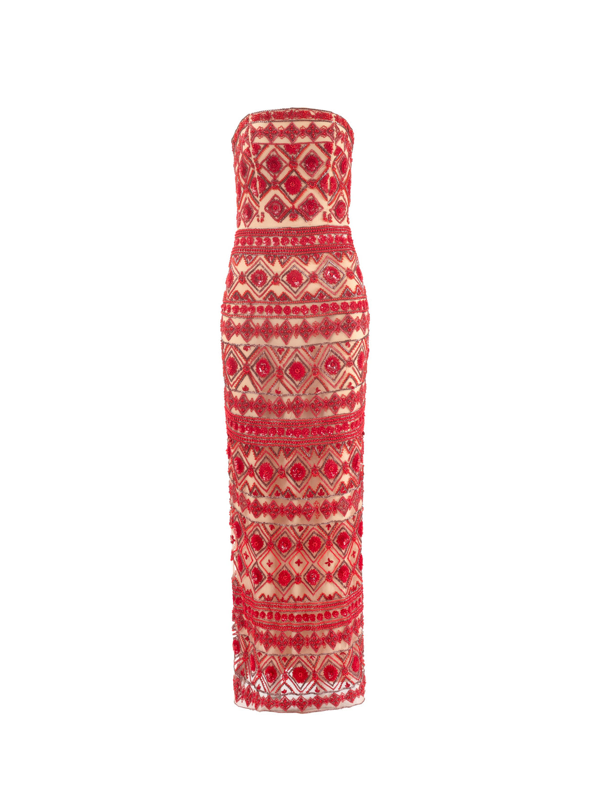 Ruby Embellished Column Dress