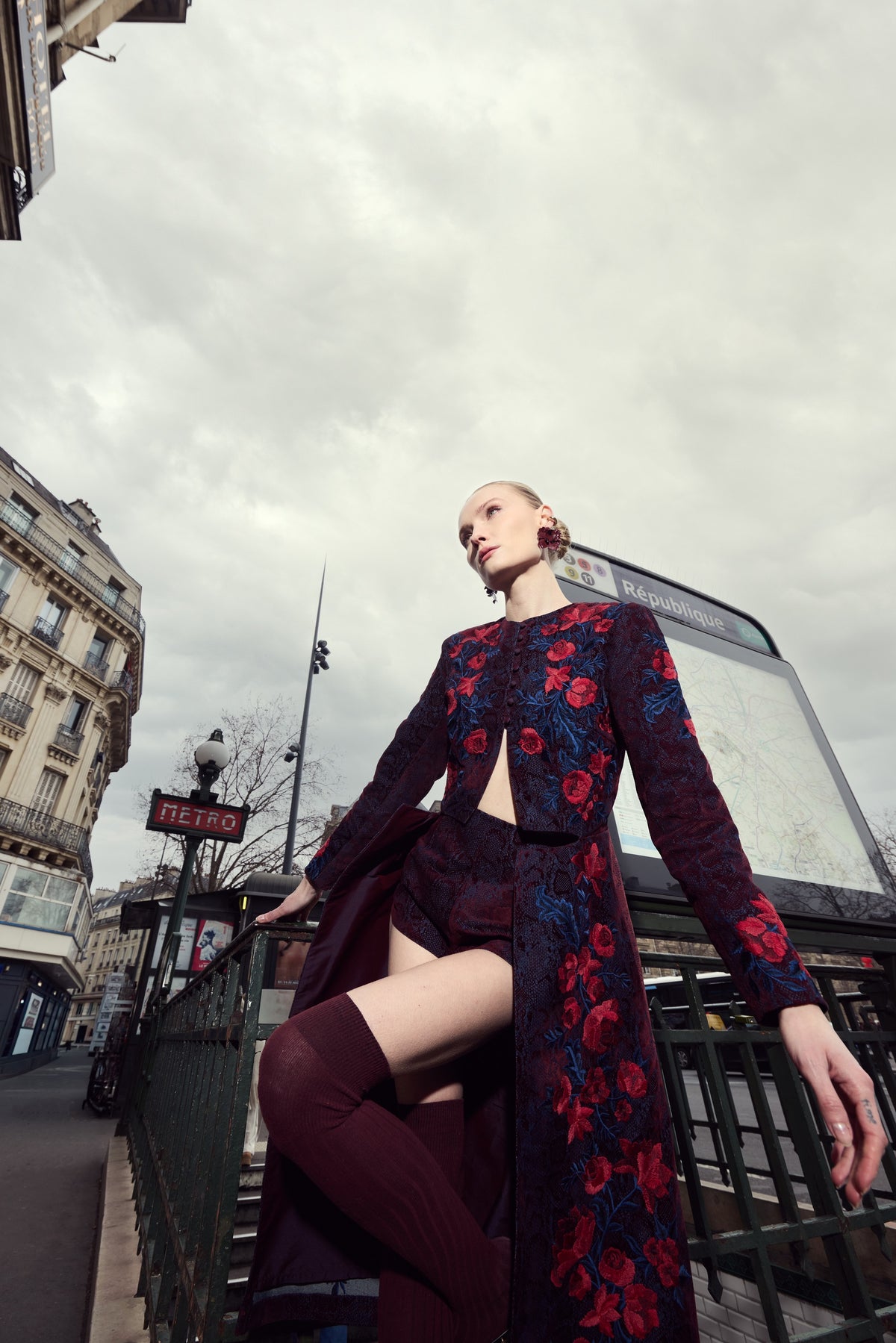After Dark Rose Trench