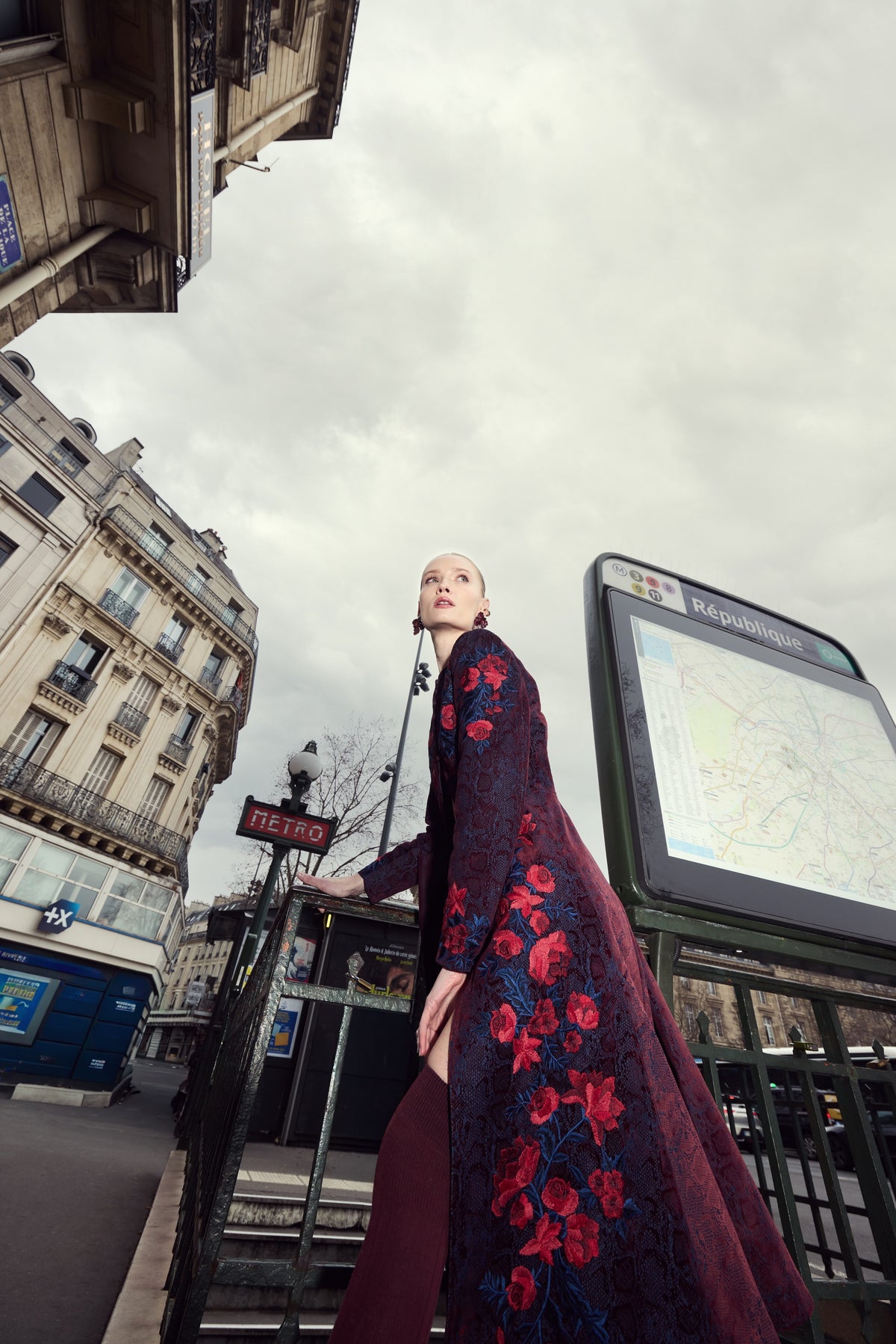 After Dark Rose Trench