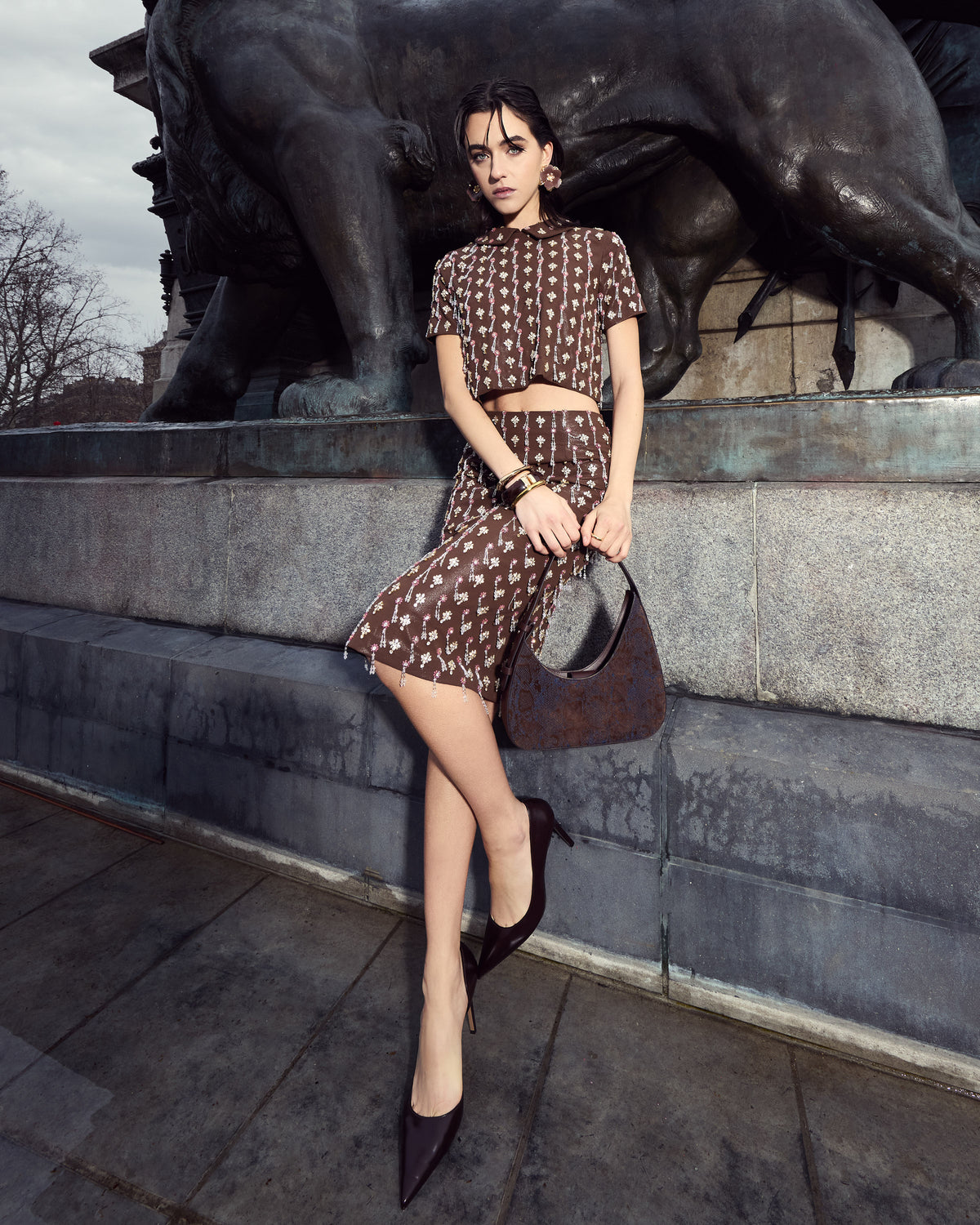 Truffle Crystal Skirt