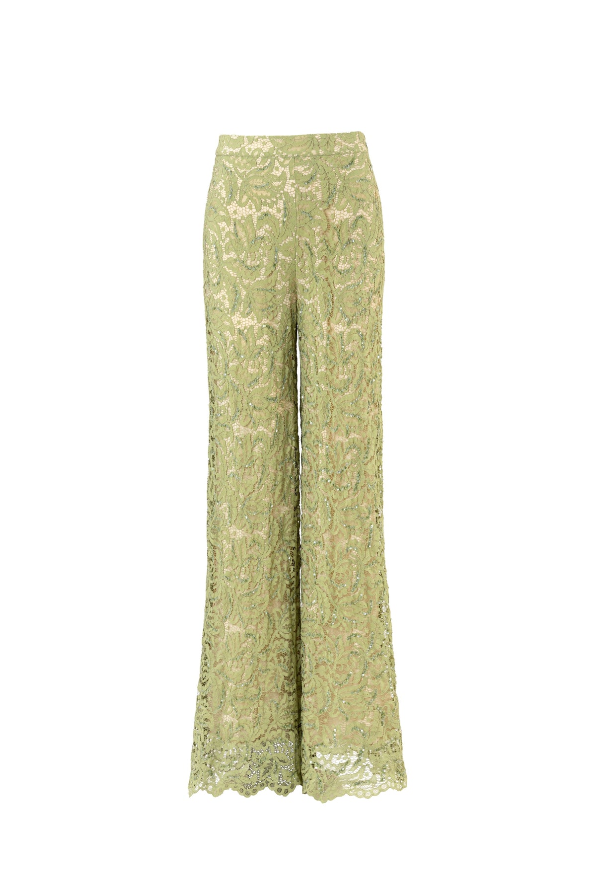 Sage Seduction Embroidery Pants