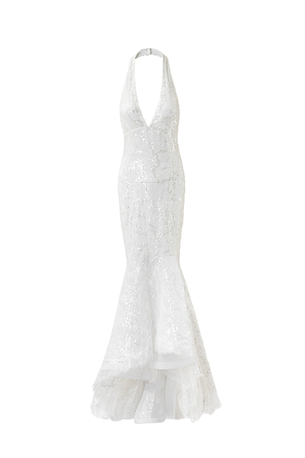 Moonveil Halter Fishtail Dress