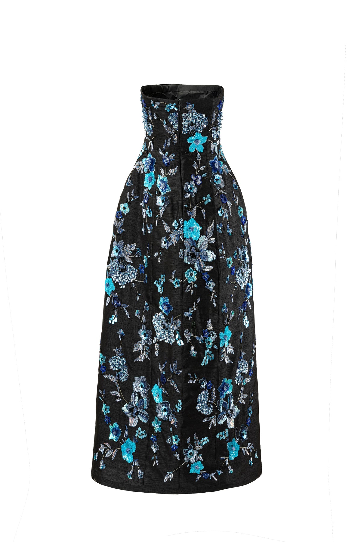 Noir Floral Garden Dress