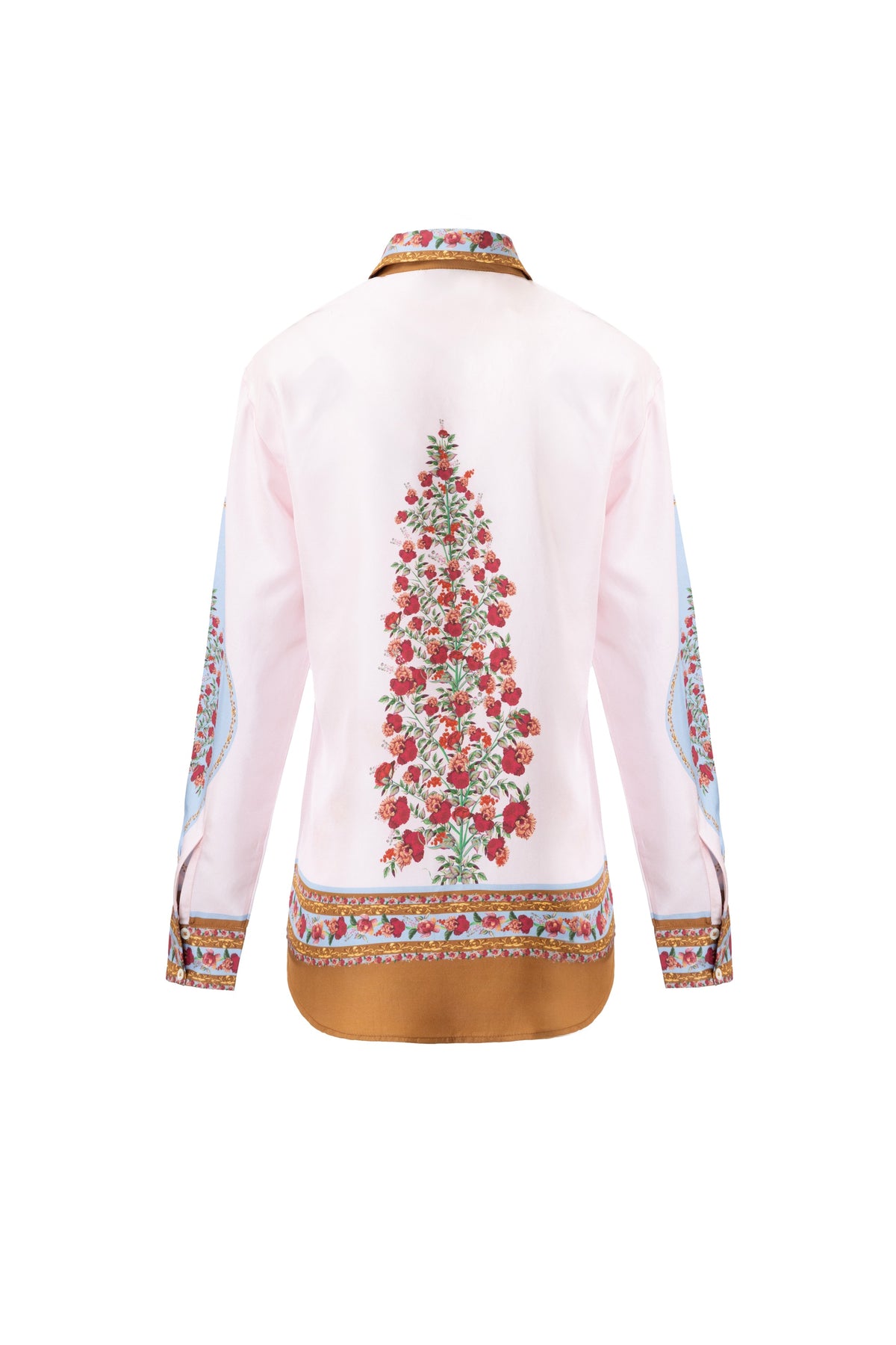 Blush Rose Silk Shirt