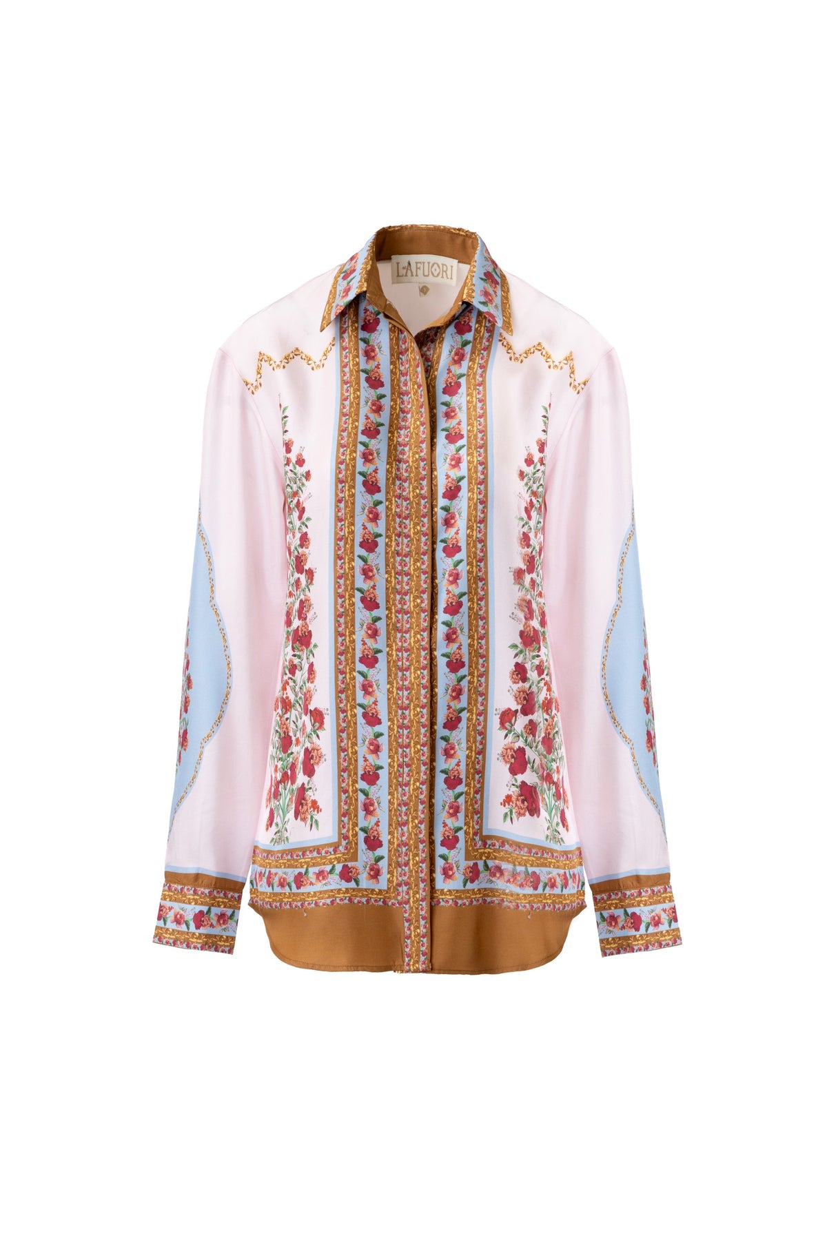 Blush Rose Silk Shirt