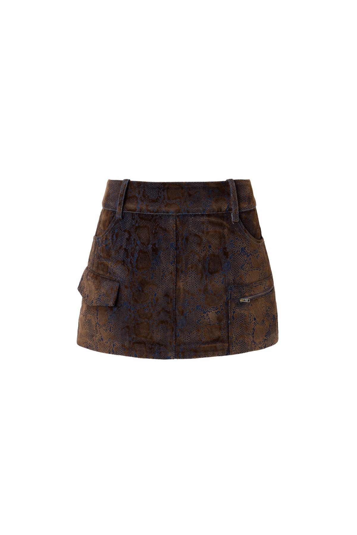 Bare Brown Mini Skirt